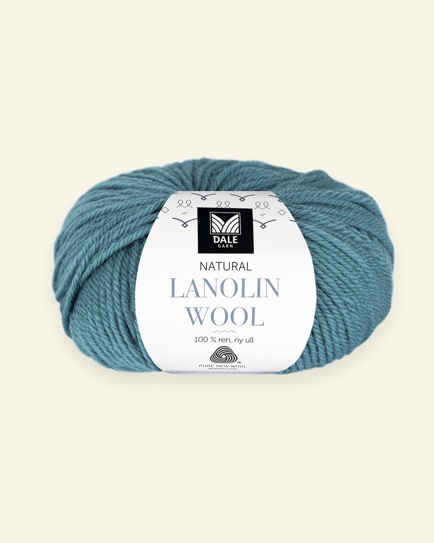 Dale Garn, 100% wool yarn "Lanolin Wool", petrol 90000278_pack
