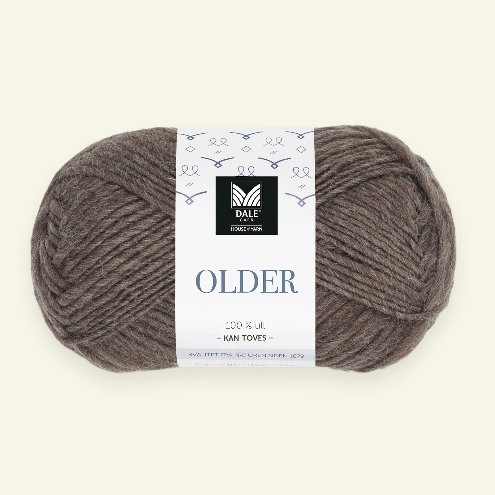 Dale Garn, 100% wool yarn "Older", brown mel. (403) 90000473_pack