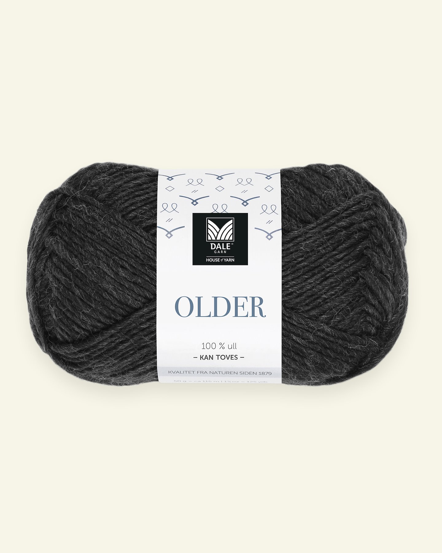 Dale Garn, 100% wool yarn "Older", charcoal grey 90000476_pack