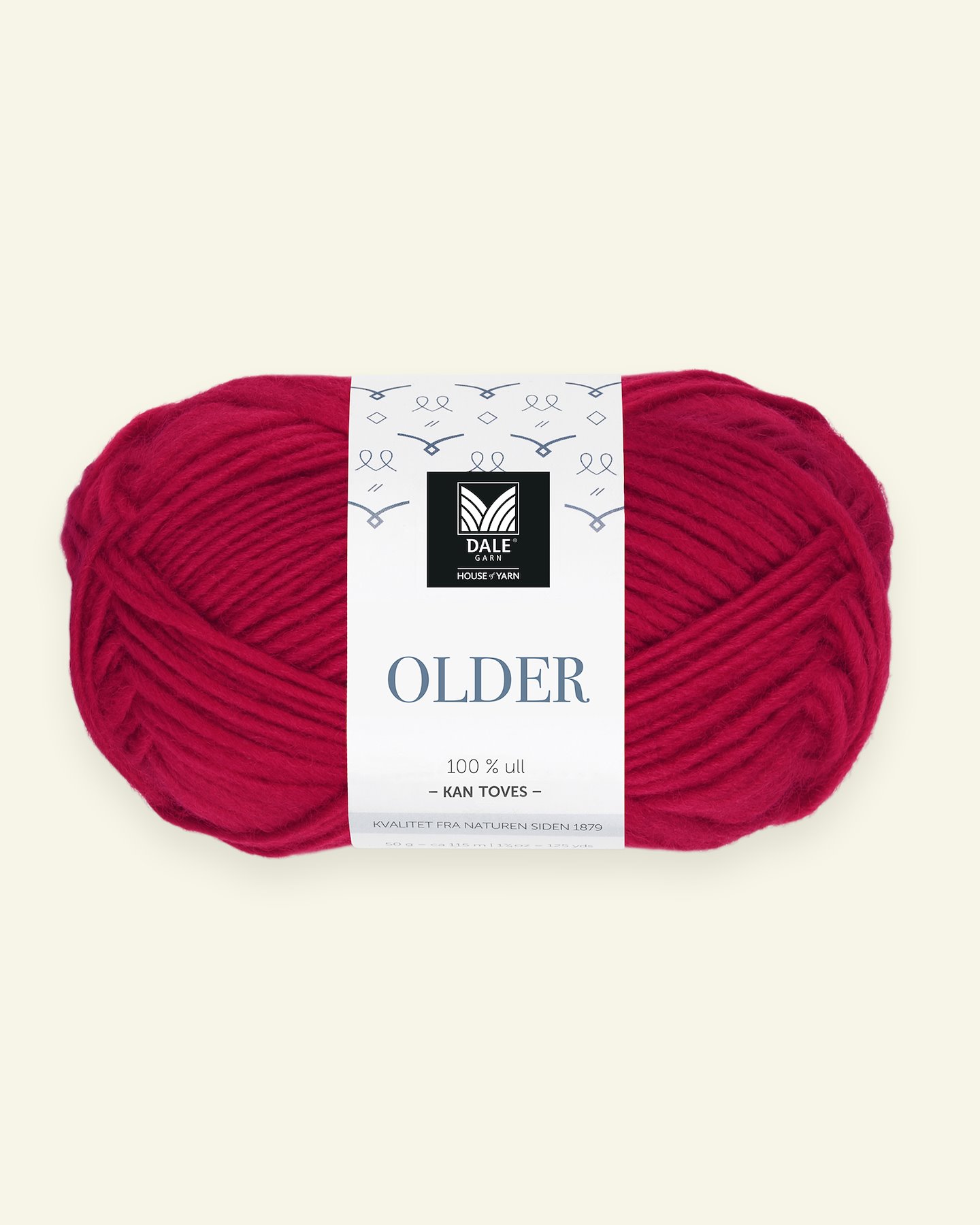 Dale Garn, 100% wool yarn "Older", deep red (415) 90000485_pack