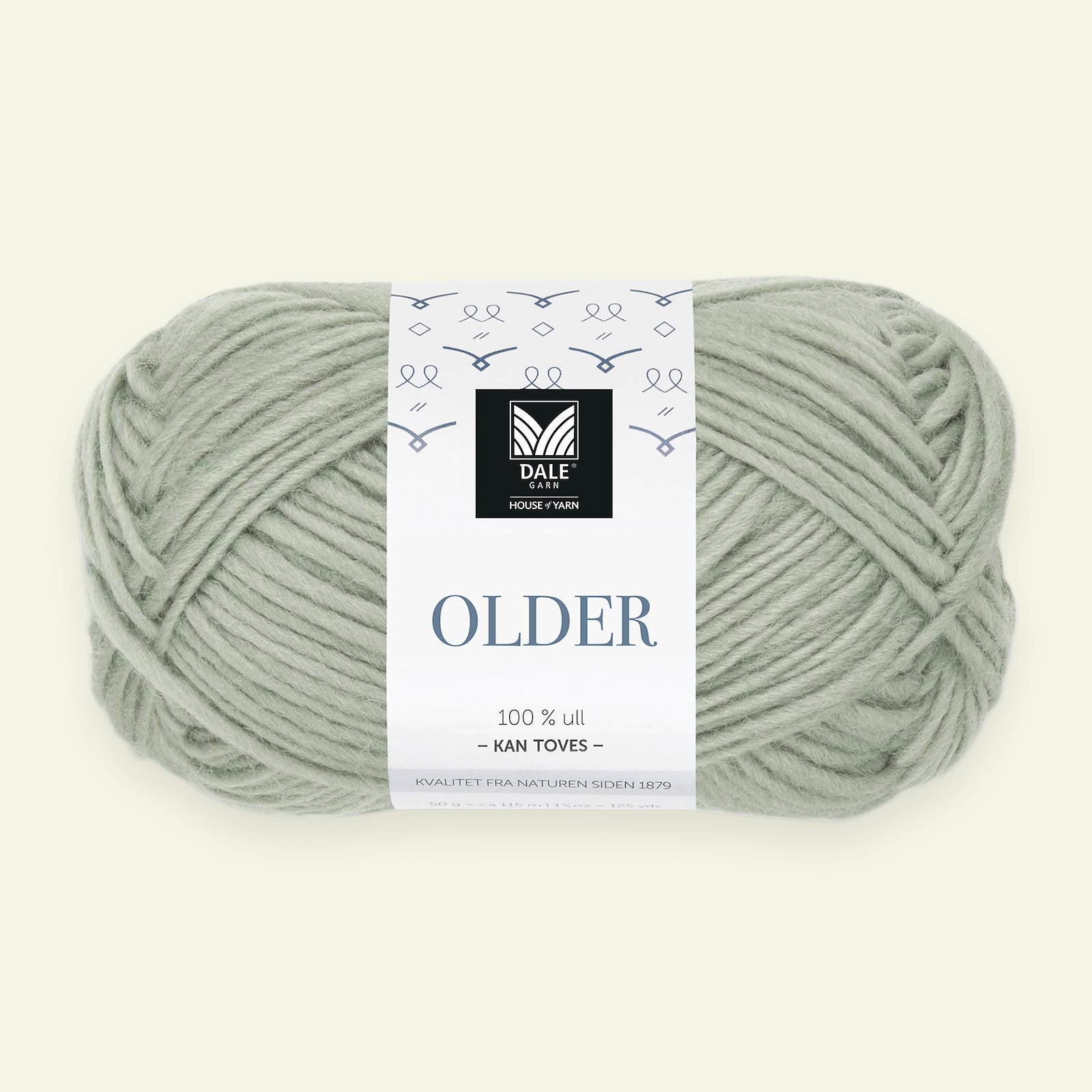 Dale Garn, 100% wool yarn "Older", dusty eucalyptus (414) 90000484_pack