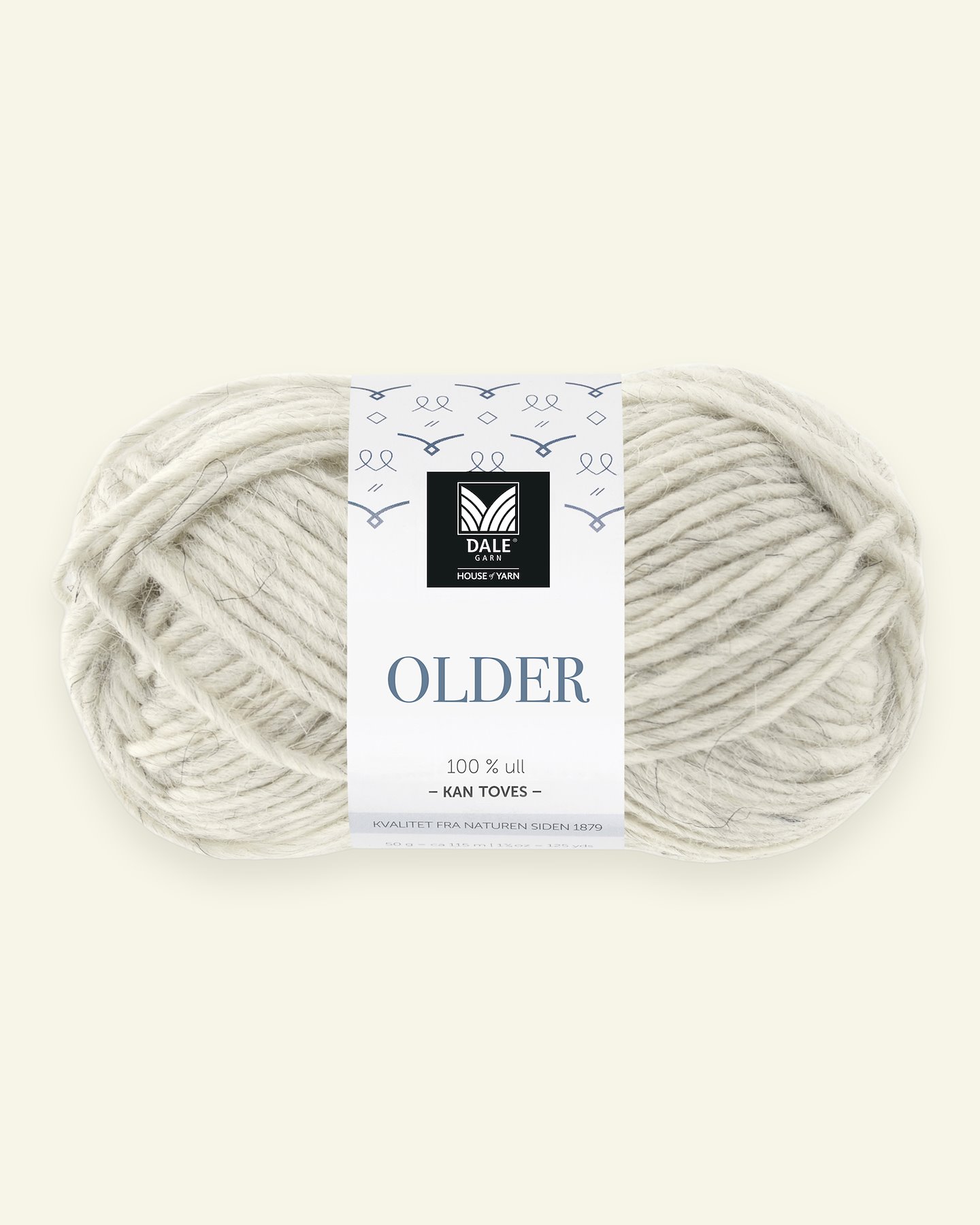 Dale Garn, 100% wool yarn "Older", light grey mel. (424) 90000494_pack