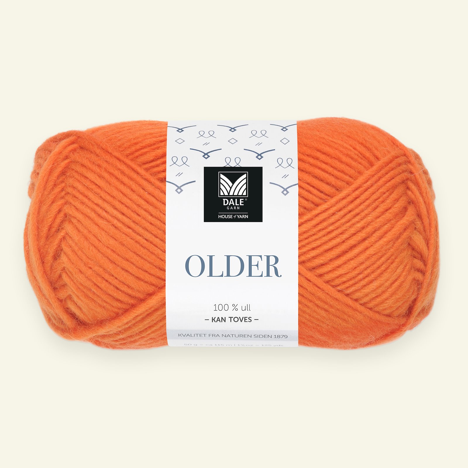 Dale Garn, 100% wool yarn "Older", orange (416) 90000486_pack