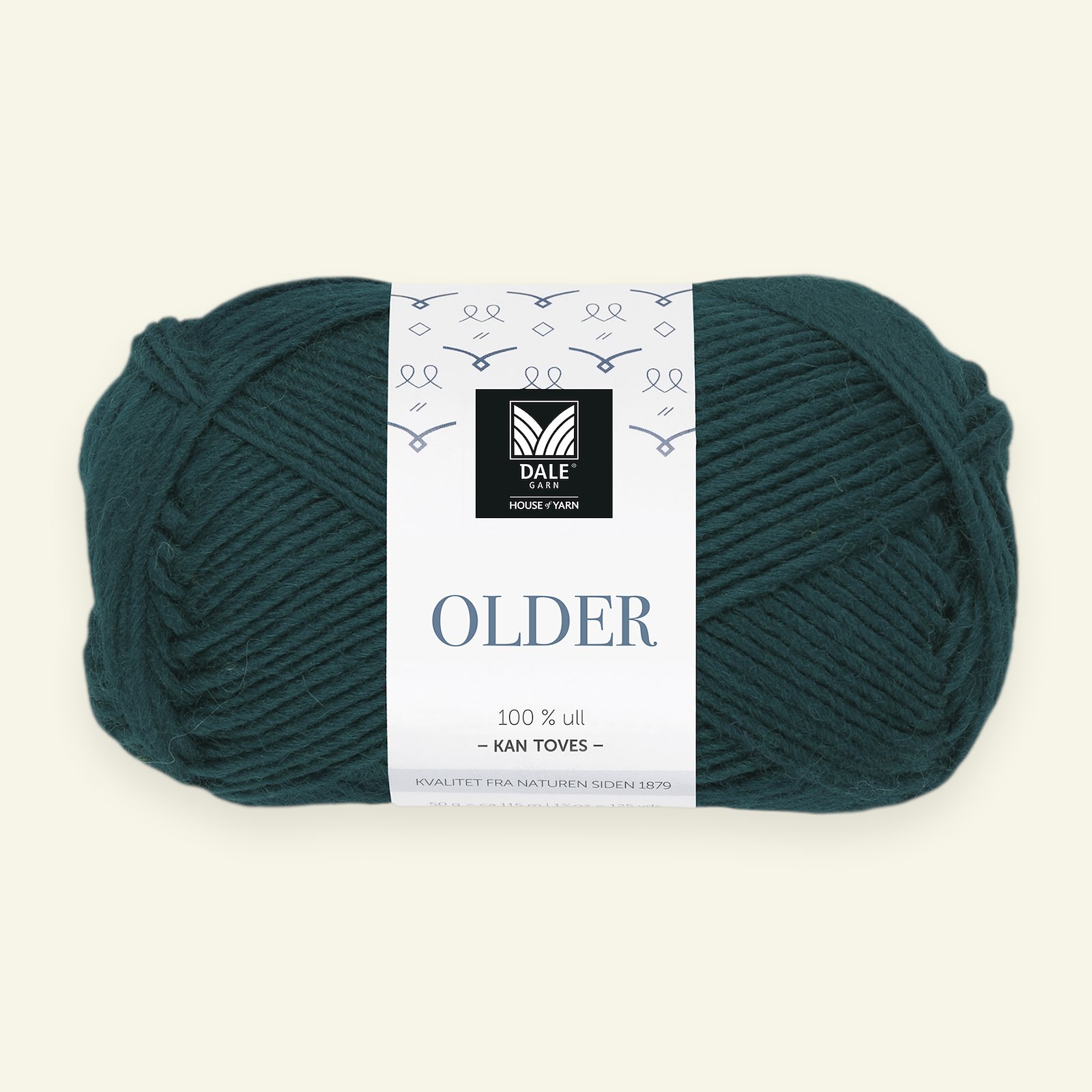 Dale Garn, 100% wool yarn "Older", spruce green (413) 90000483_pack