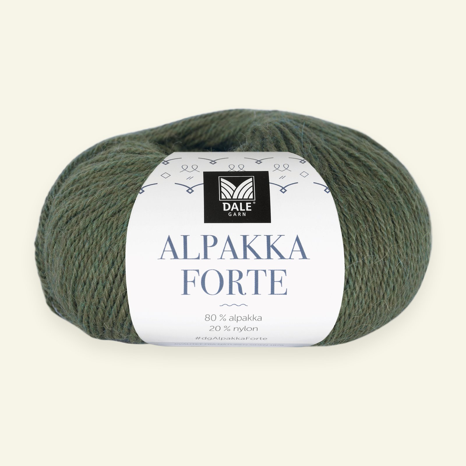 Dale Garn, alpaca yarn "Alpakka Forte", light army mel (727) 90000455_pack