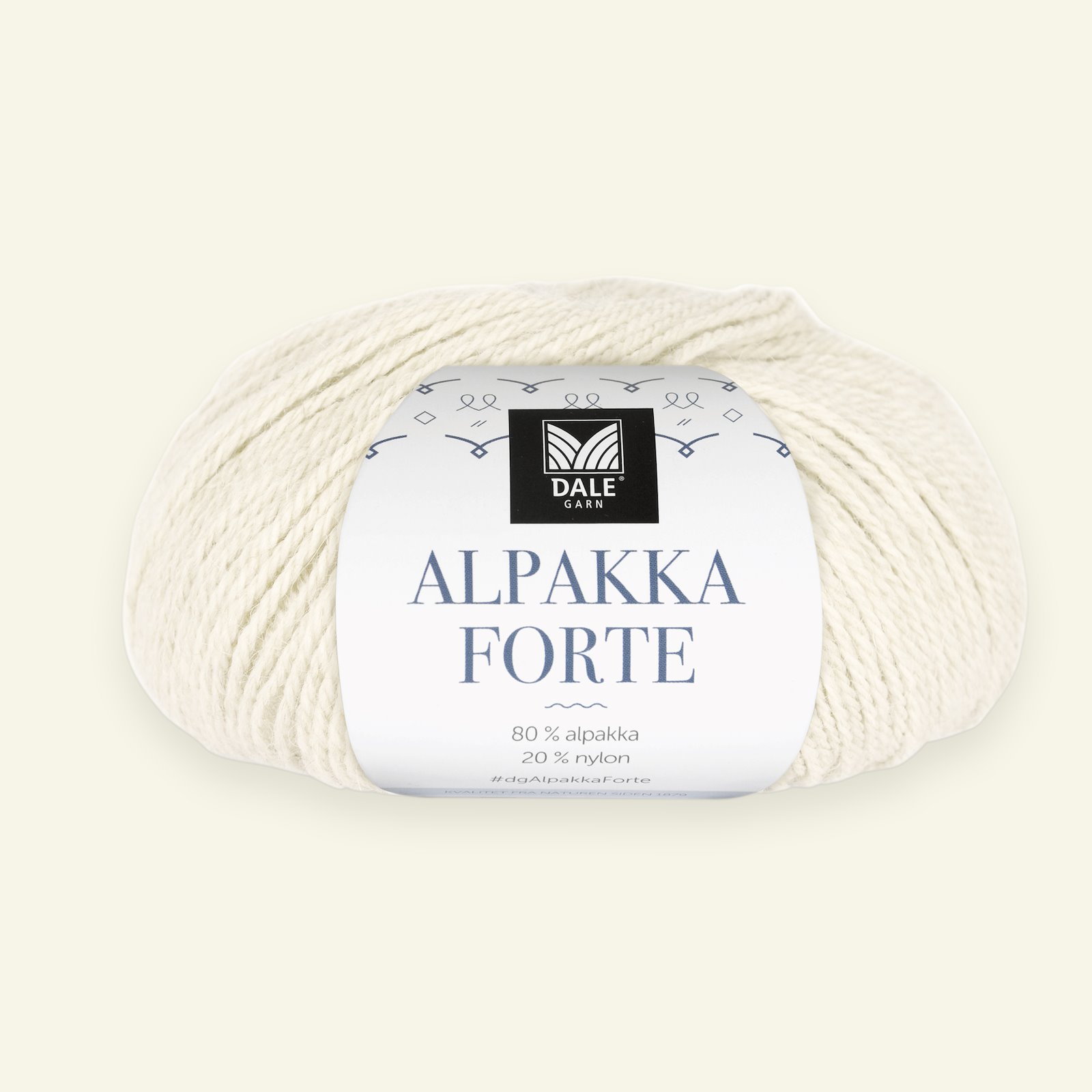 Dale Garn, alpaca yarn "Alpakka Forte", offwhite (711) 90000445_pack