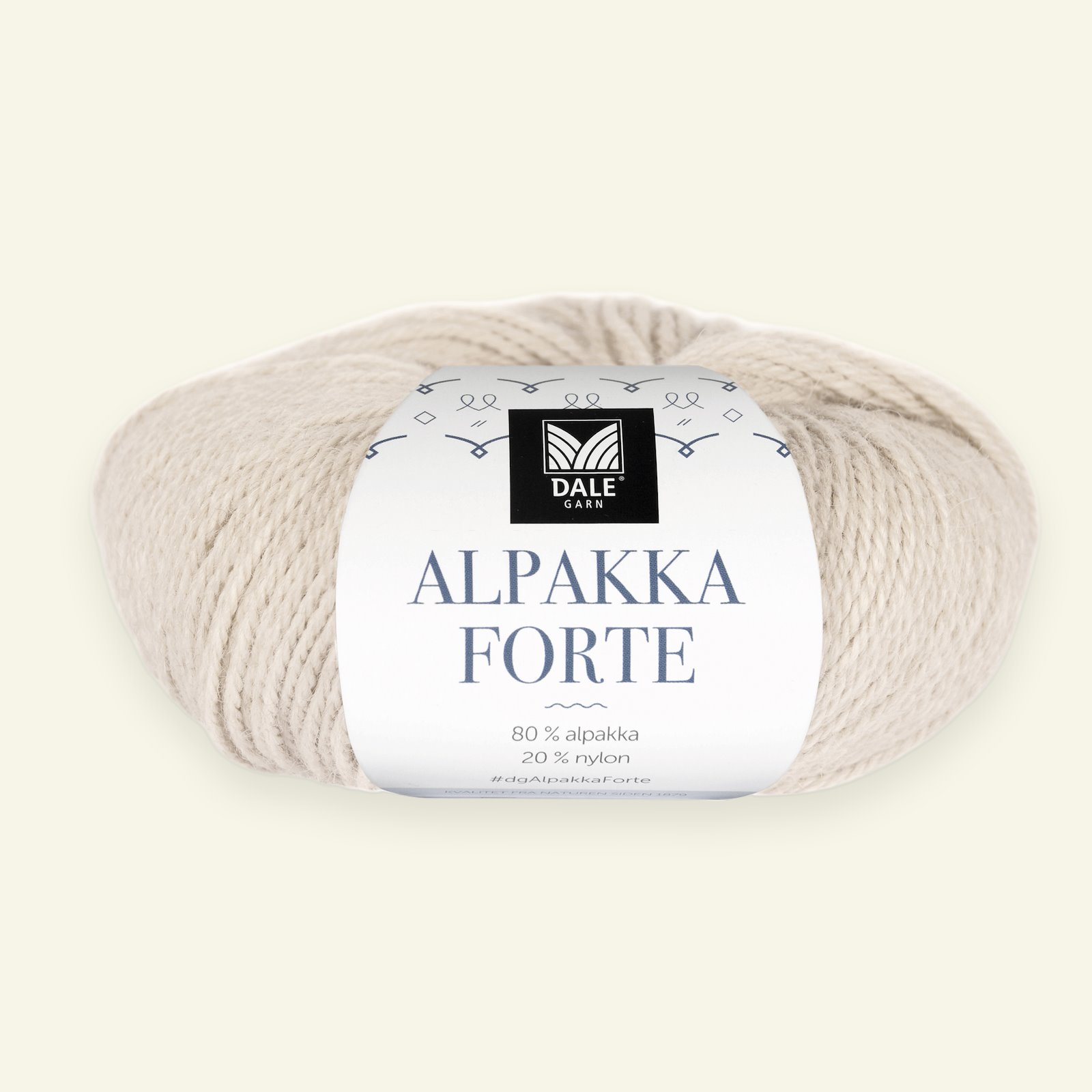 Dale Garn, alpaca yarn "Alpakka Forte", sand mel. (701) 90000438_pack