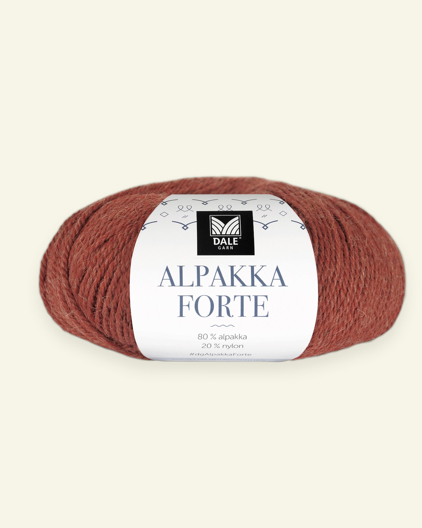 Dale Garn, Alpaca yarn "Alpakka Forte", terracotta mel 90000440_pack
