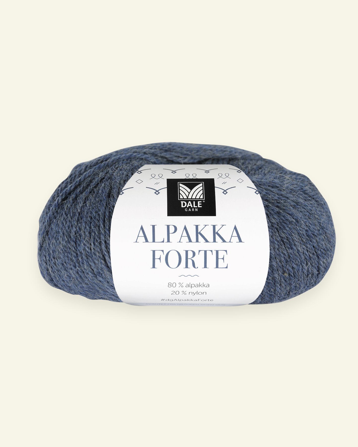 Dale Garn, alpacagarn "Alpakka Forte", denim mel. (707) 90000441_pack