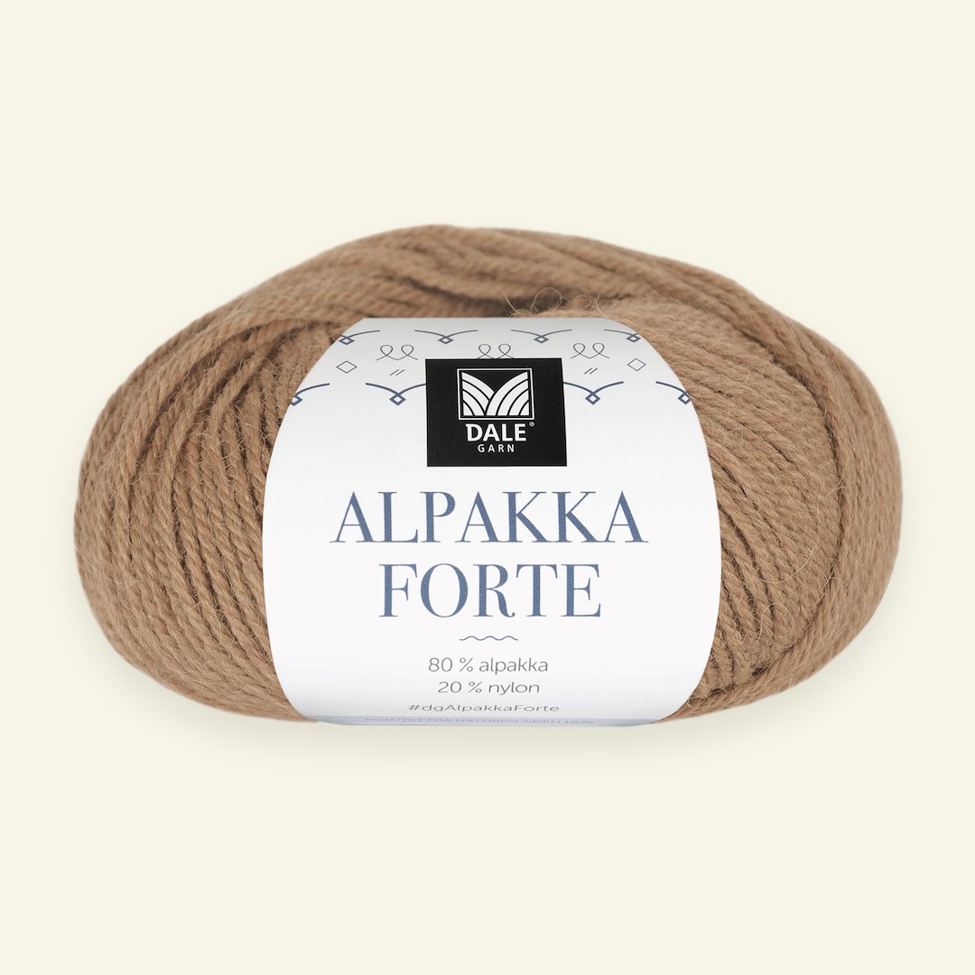 Se Dale Garn, alpacagarn "Alpakka Forte", karamel (726) hos Selfmade