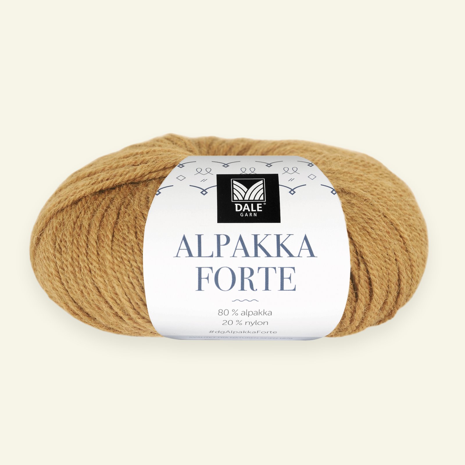 Dale Garn, alpacagarn "Alpakka Forte", majs gul mel. (718) 90000451_pack