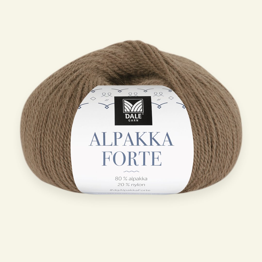 Billede af Dale Garn, alpacagarn "Alpakka Forte", nøddebrun (742)