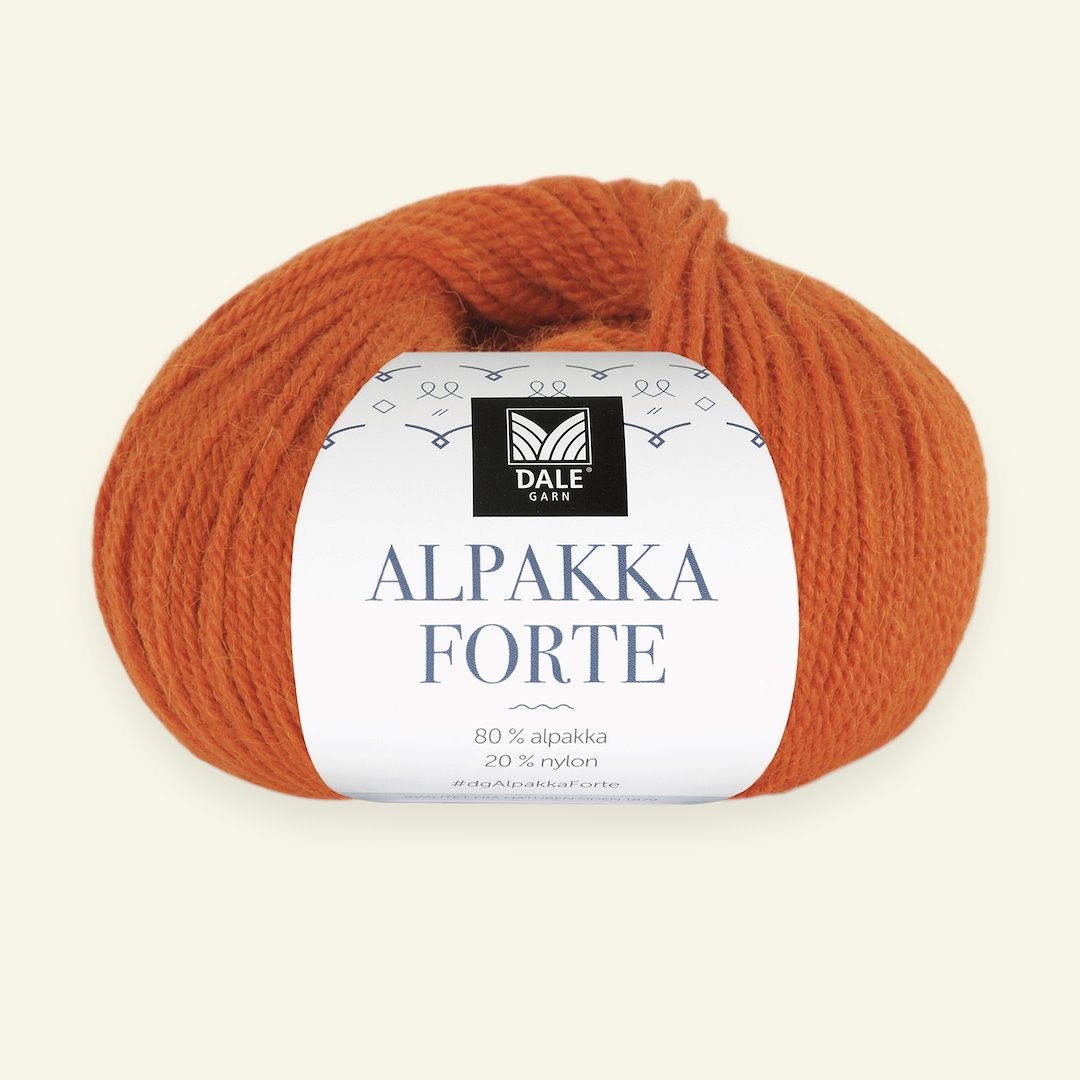 Billede af Dale Garn, alpacagarn "Alpakka Forte", orange (740)