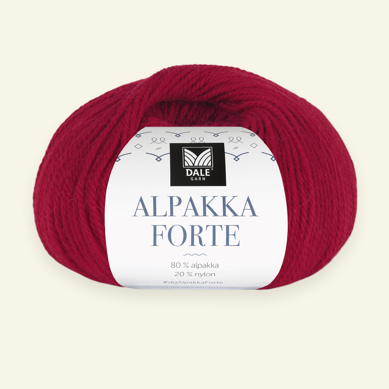 Dale Garn, alpacagarn "Alpakka Forte", rød (739) 90000462_pack