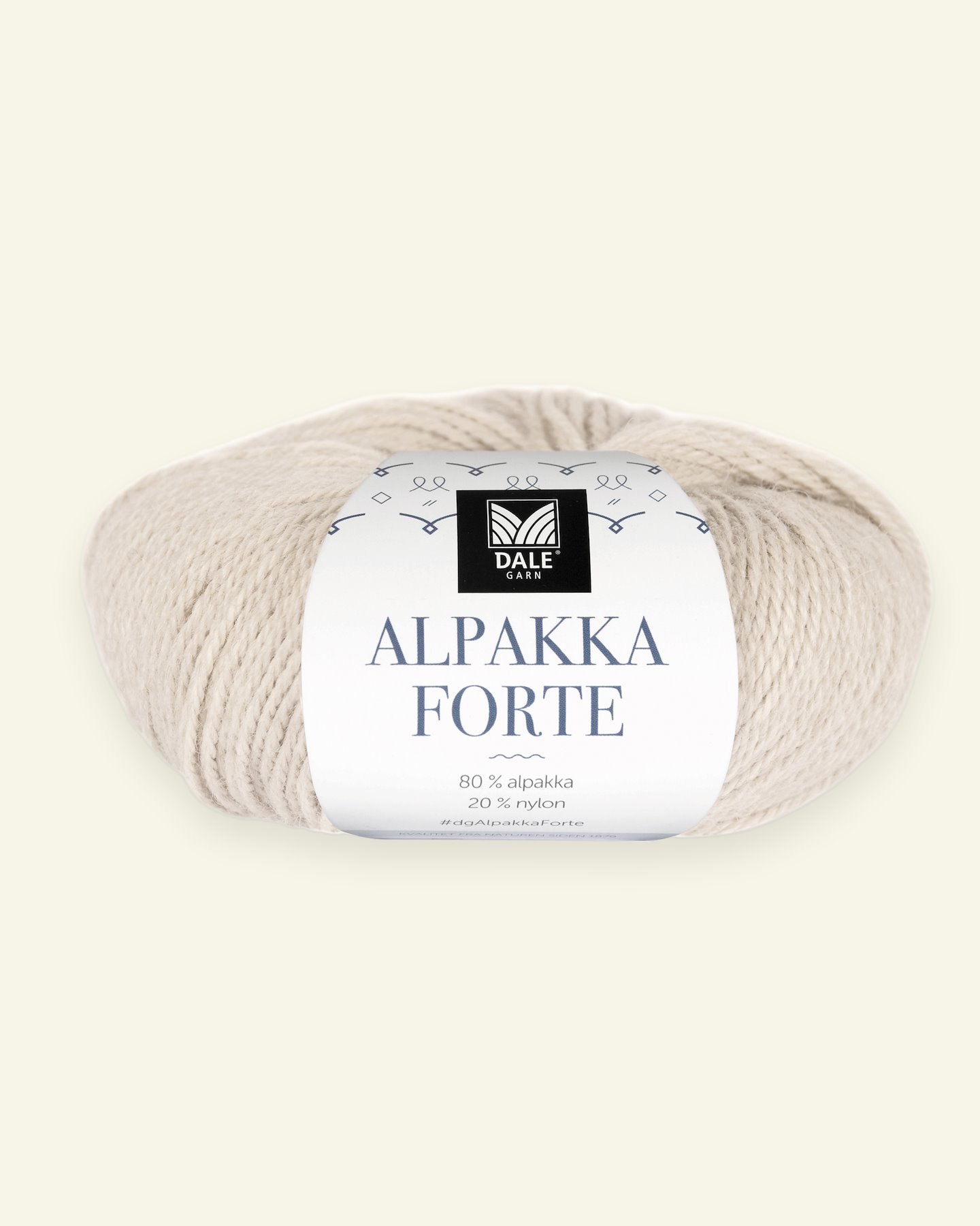 Dale Garn, alpacagarn "Alpakka Forte", sand meleret (701) 90000438_pack