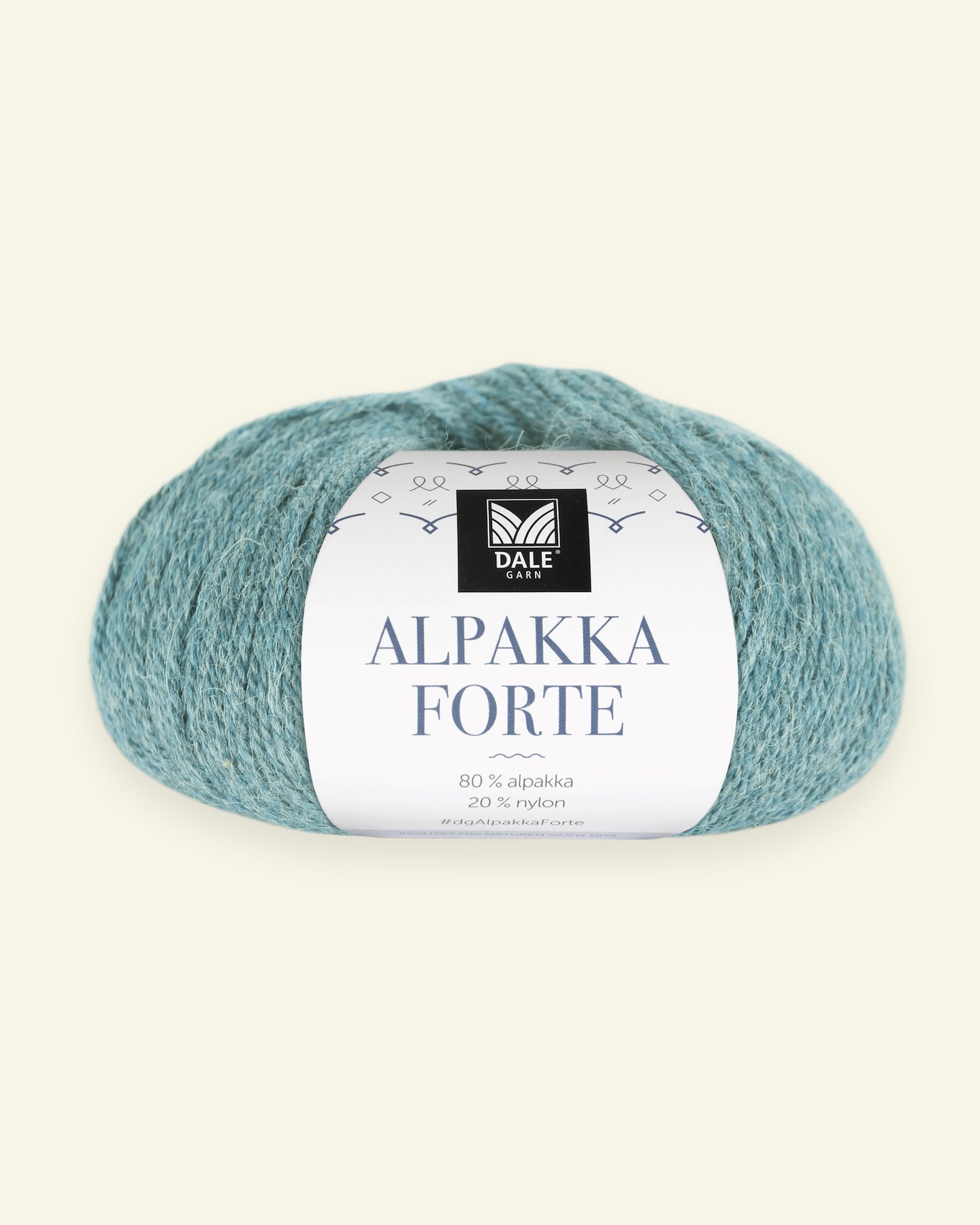 Dale Garn, alpackagarn "Alpakka Forte", aqua mel. (713) 90000446_pack
