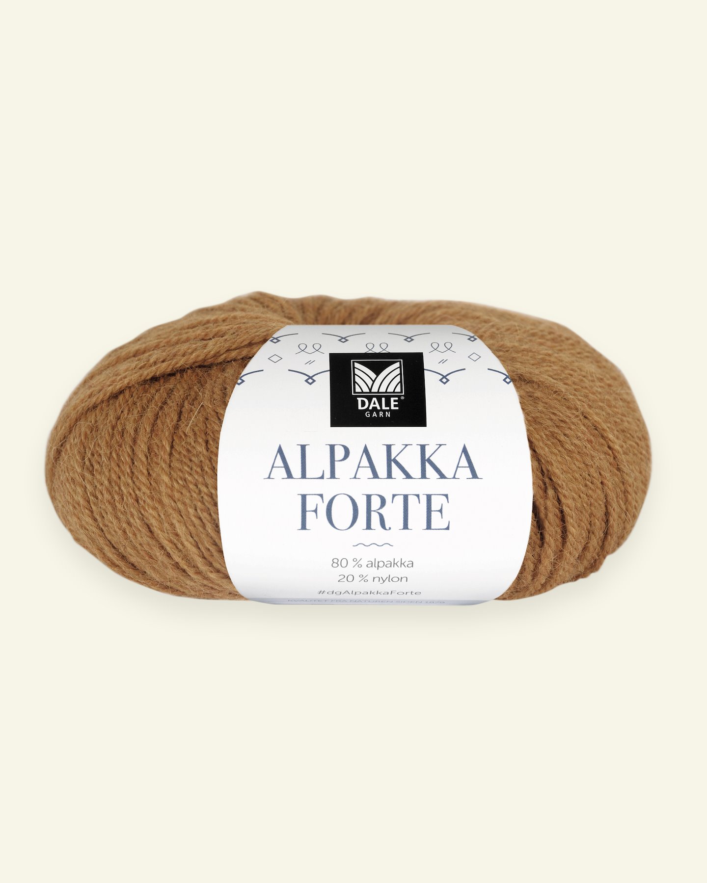 Dale Garn, alpackagarn "Alpakka Forte", curry mel. (702) 90000439_pack