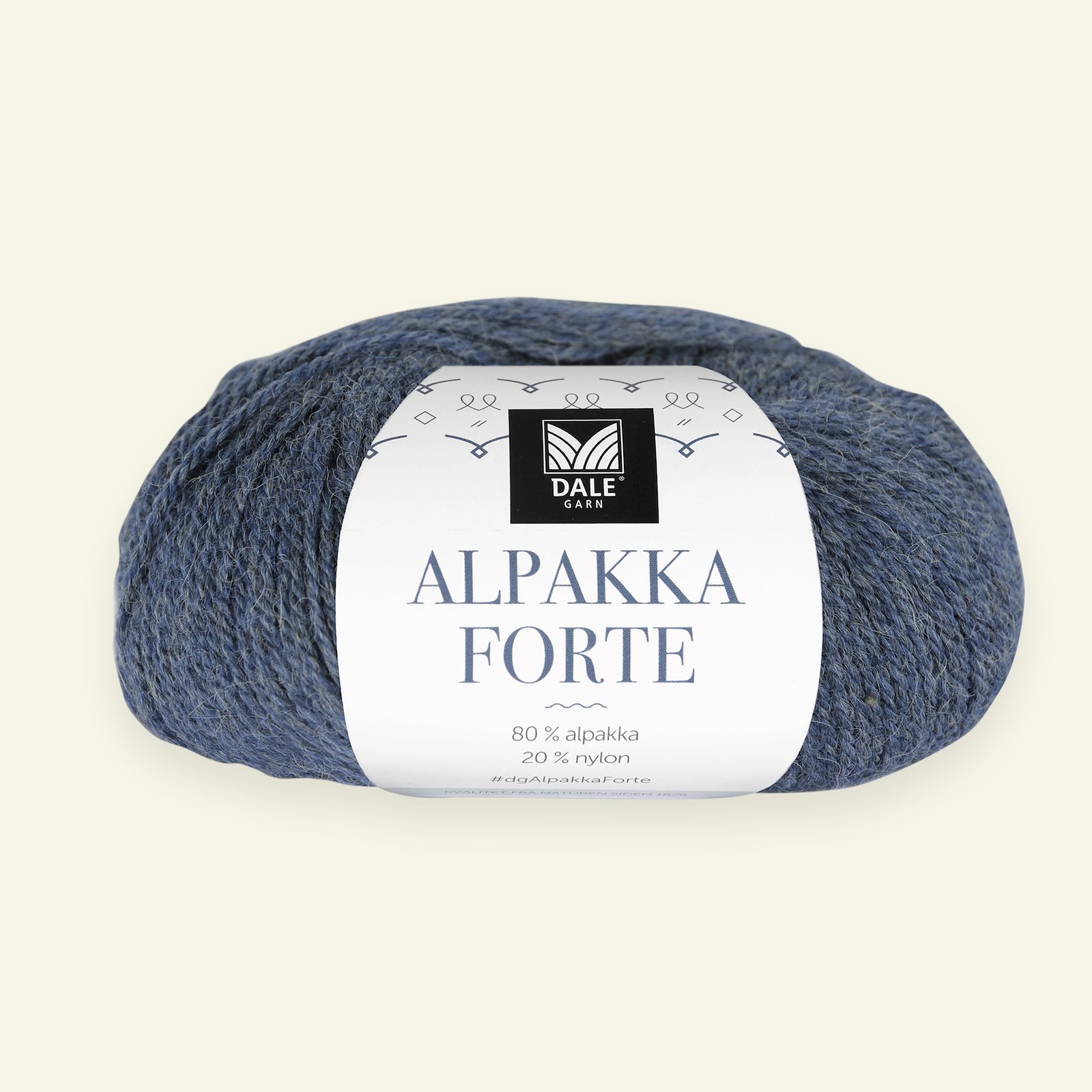 Dale Garn, alpackagarn "Alpakka Forte", denim mel. (707) 90000441_pack