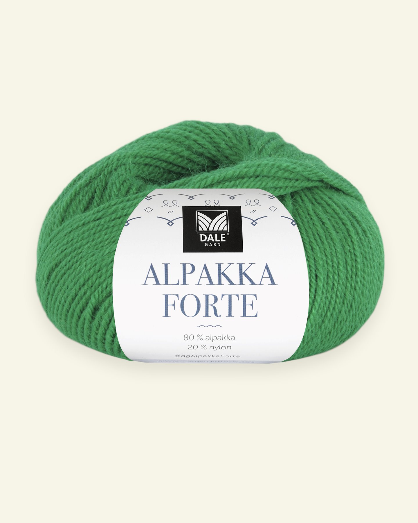 Dale Garn, alpackagarn "Alpakka Forte", grön (738) 90000461_pack