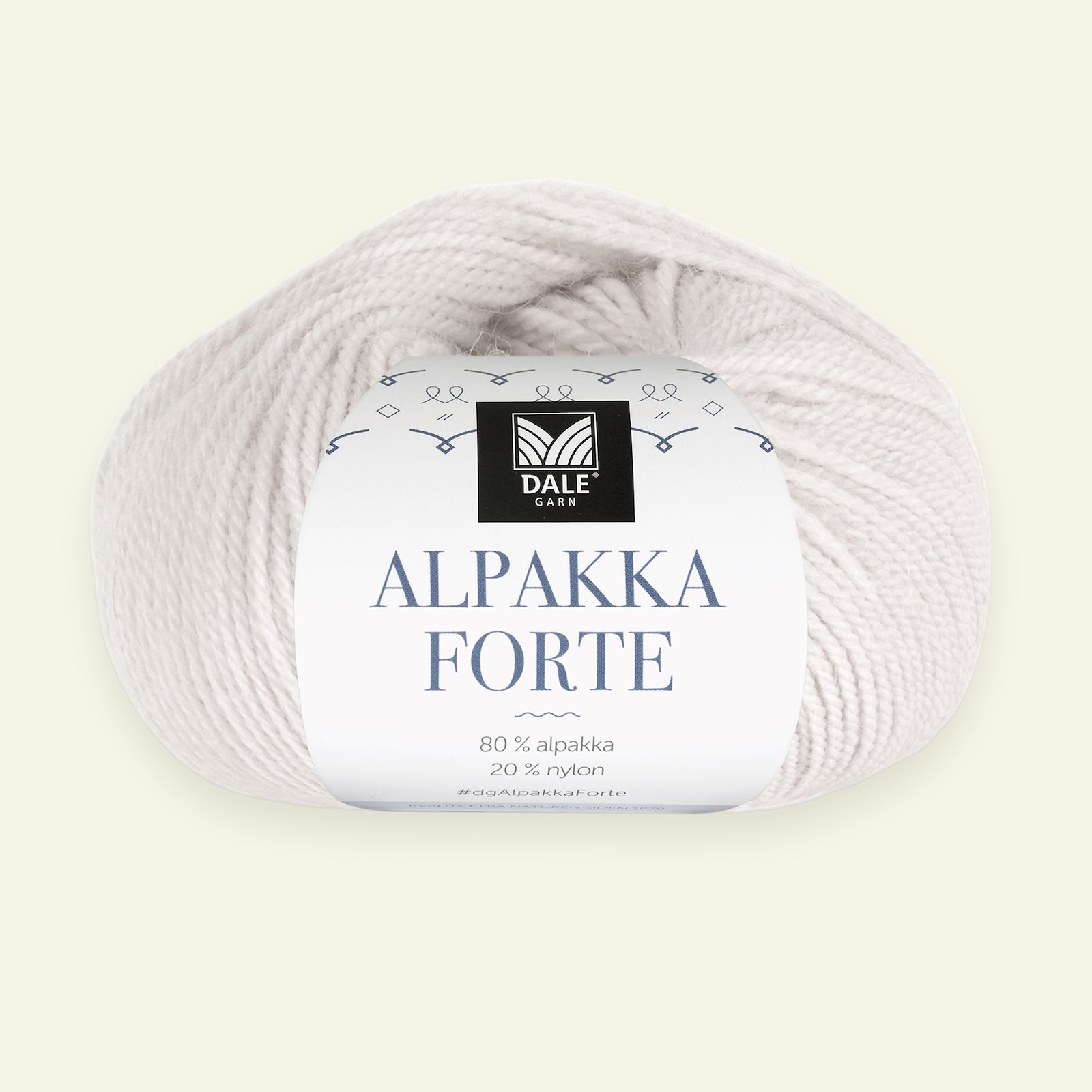 Dale Garn, alpackagarn "Alpakka Forte", kitt (741) 90000464_pack