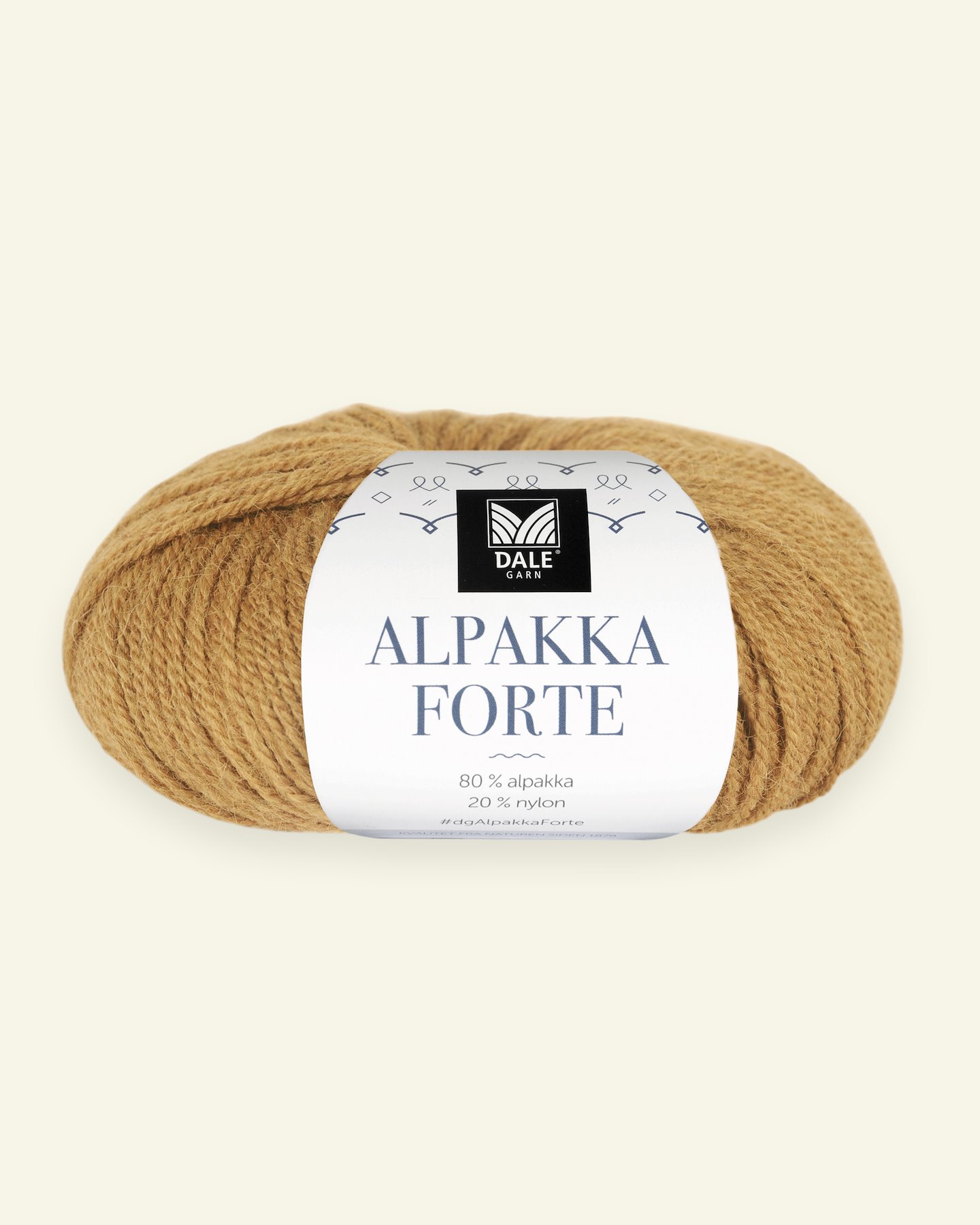Dale Garn, alpackagarn "Alpakka Forte", majsgul mel. (718) 90000451_pack