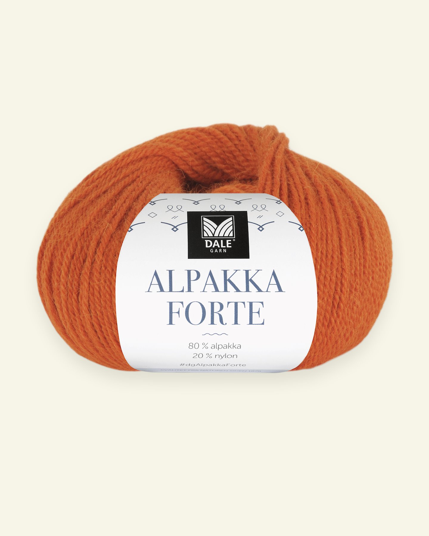 Dale Garn, alpackagarn "Alpakka Forte", orange (740) 90000463_pack