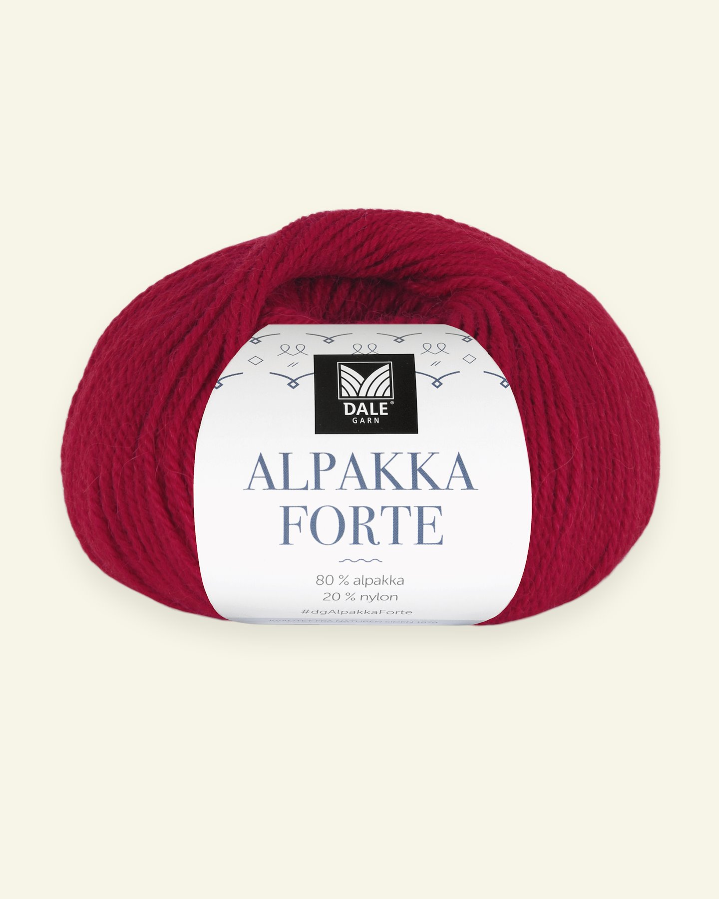 Dale Garn, alpackagarn "Alpakka Forte", röd (739) 90000462_pack