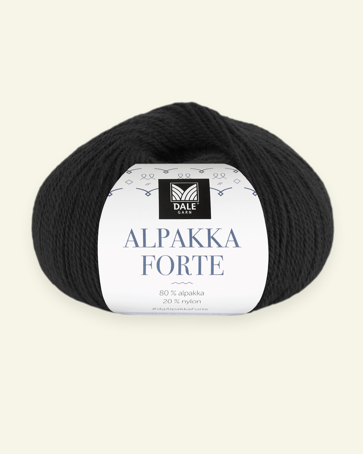 Dale Garn, alpackagarn "Alpakka Forte", svart (733) 90000457_pack