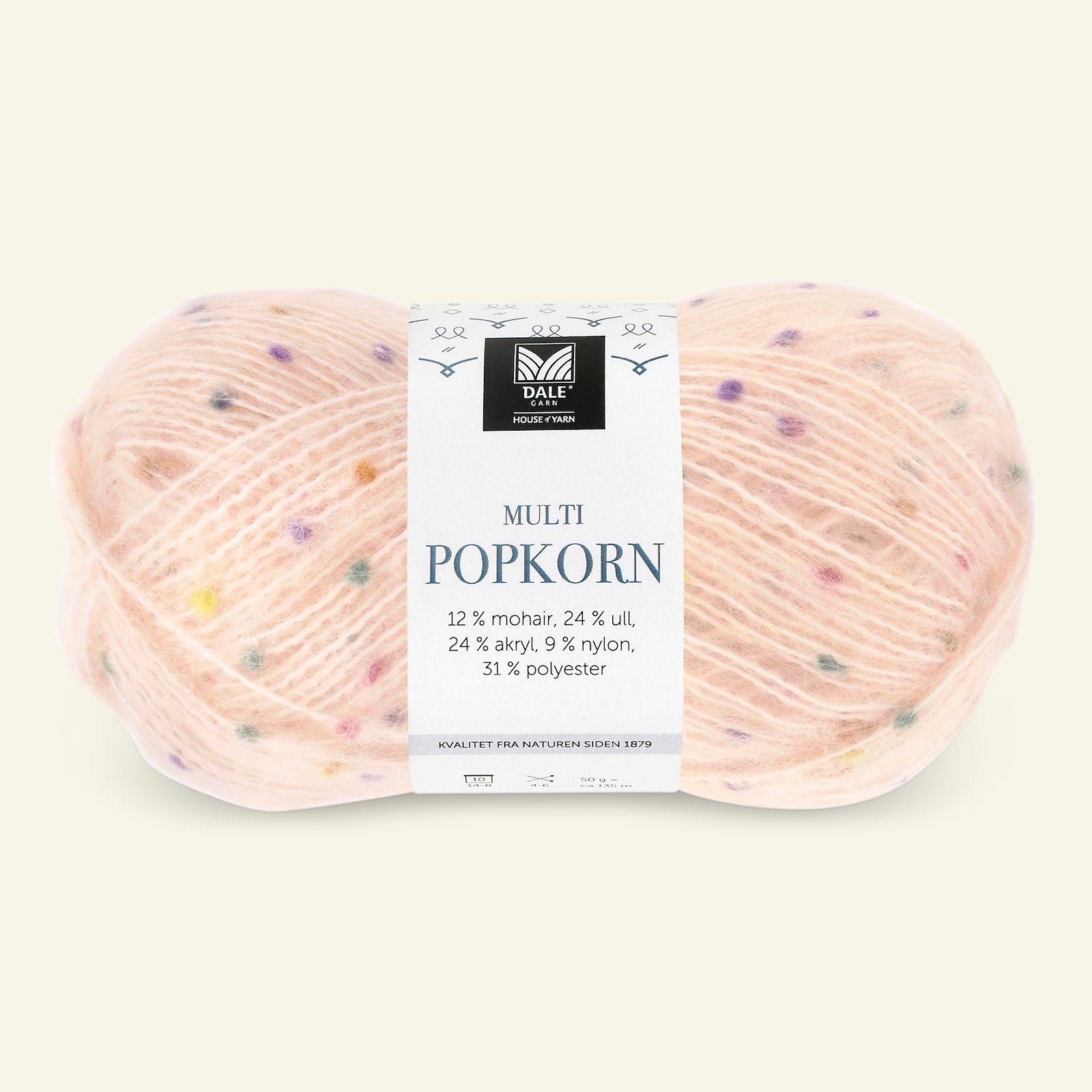 Dale Garn, effect yarn with wool "Multi Popkorn", powder (503) 90000876_pack