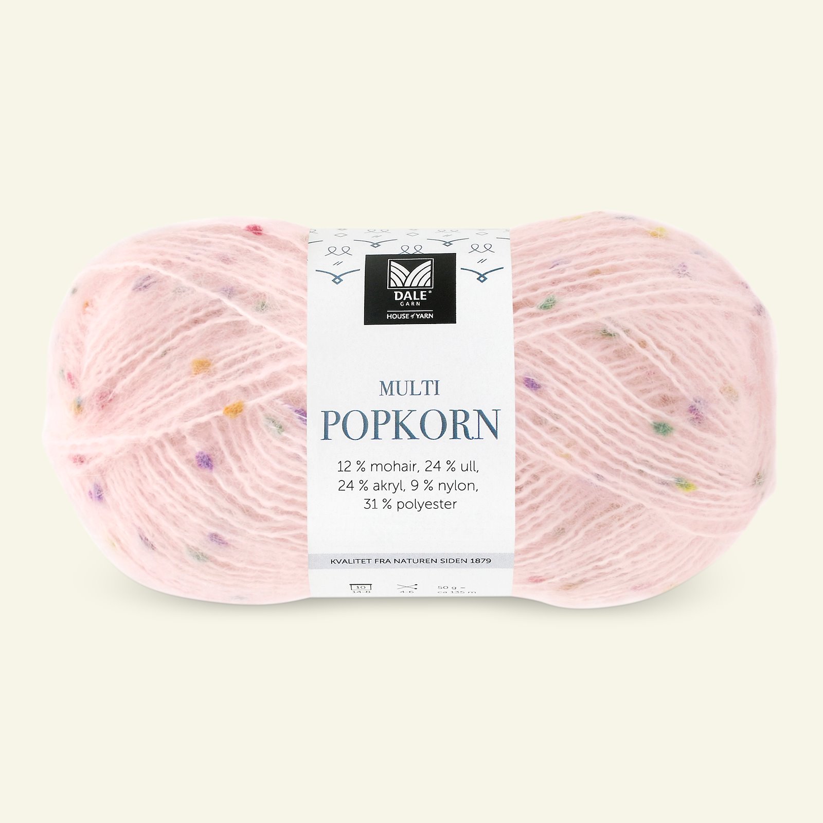 Dale Garn, Effektgarn mit Wolle "Multi Popkorn", leichtes rosa (504) 90000877_pack