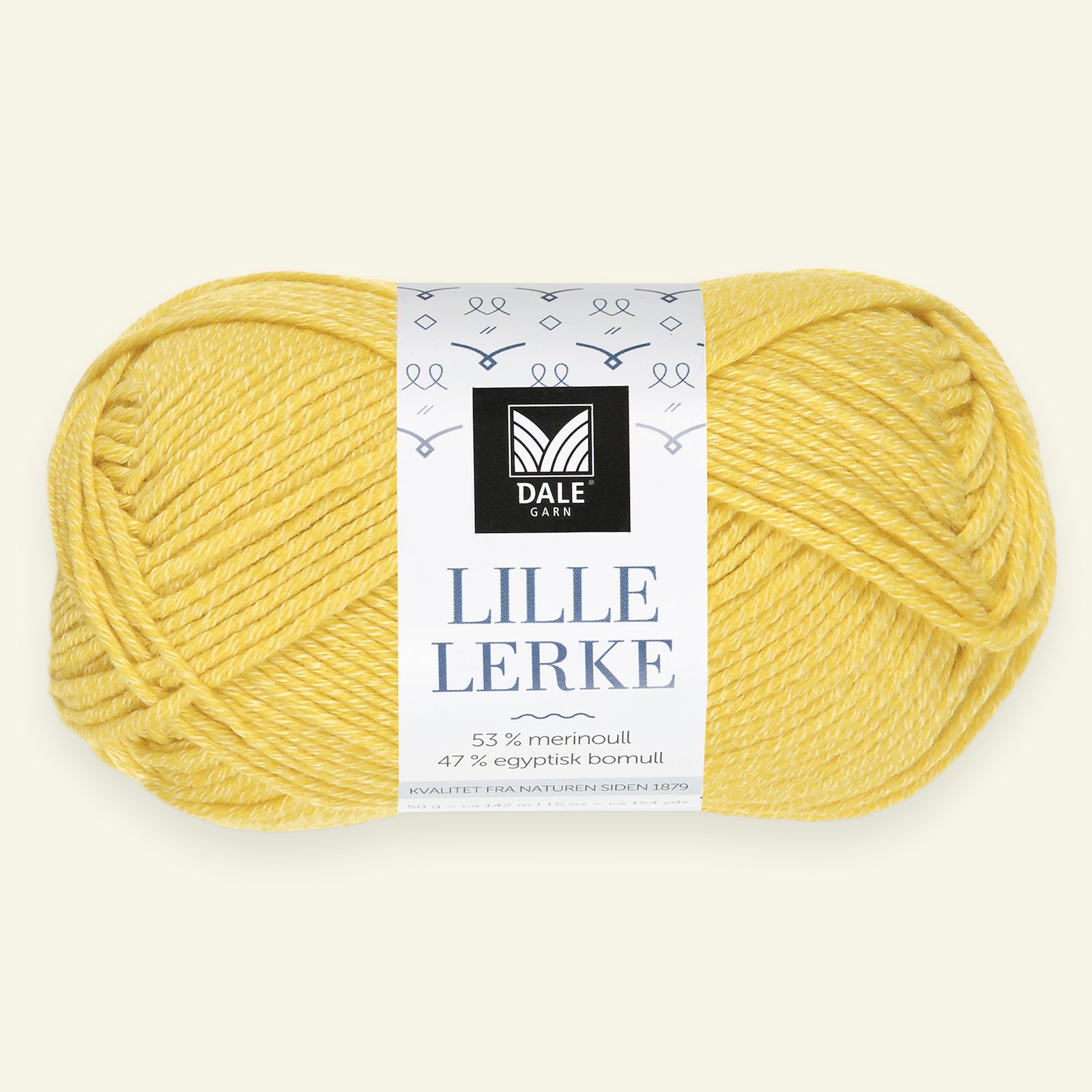 Dale Garn, Merino/Baunwolle "Lille Lerke", gelb (8162) 90000429_pack