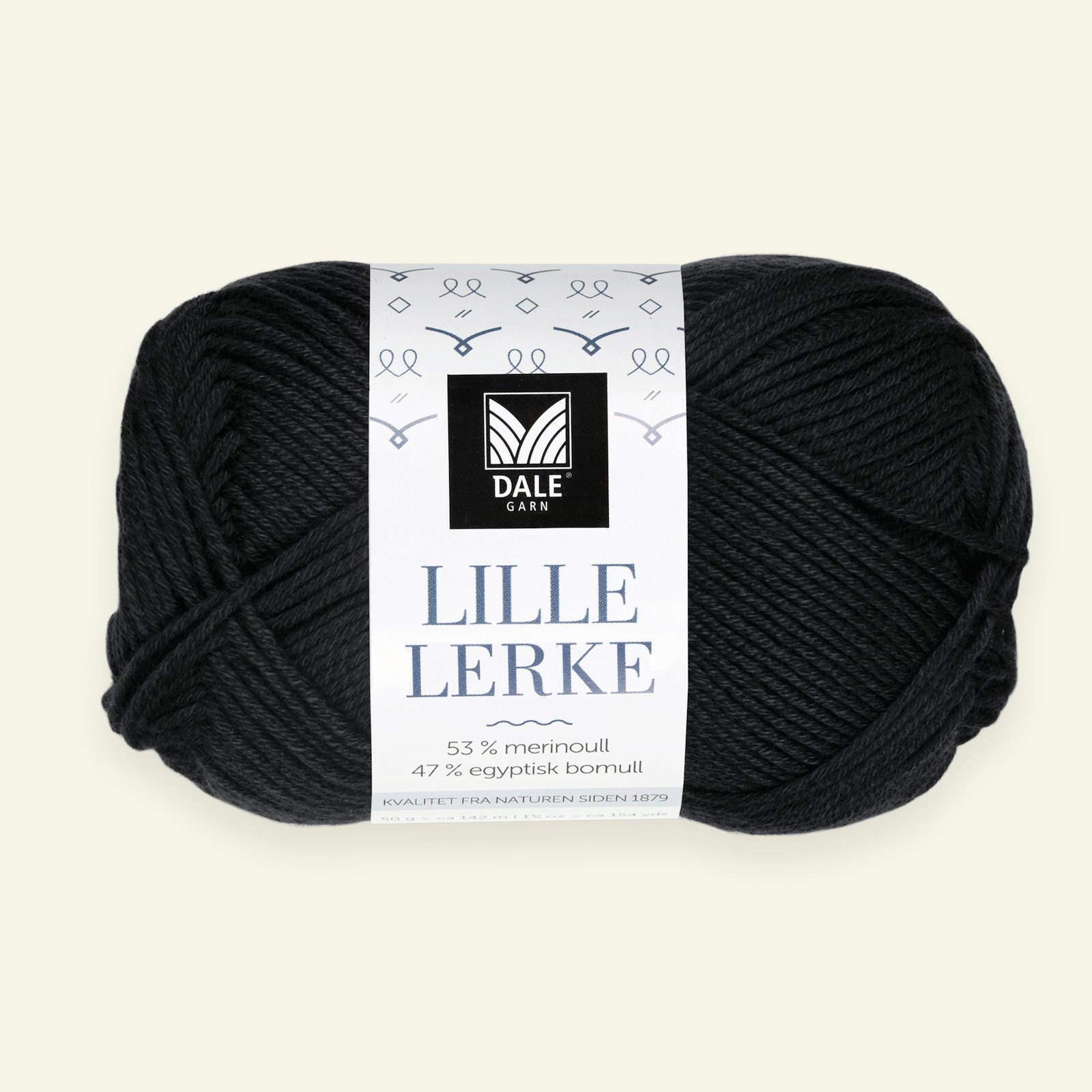 Dale Garn, Merino/Baunwolle "Lille Lerke", schwarz (8107) 90000407_pack