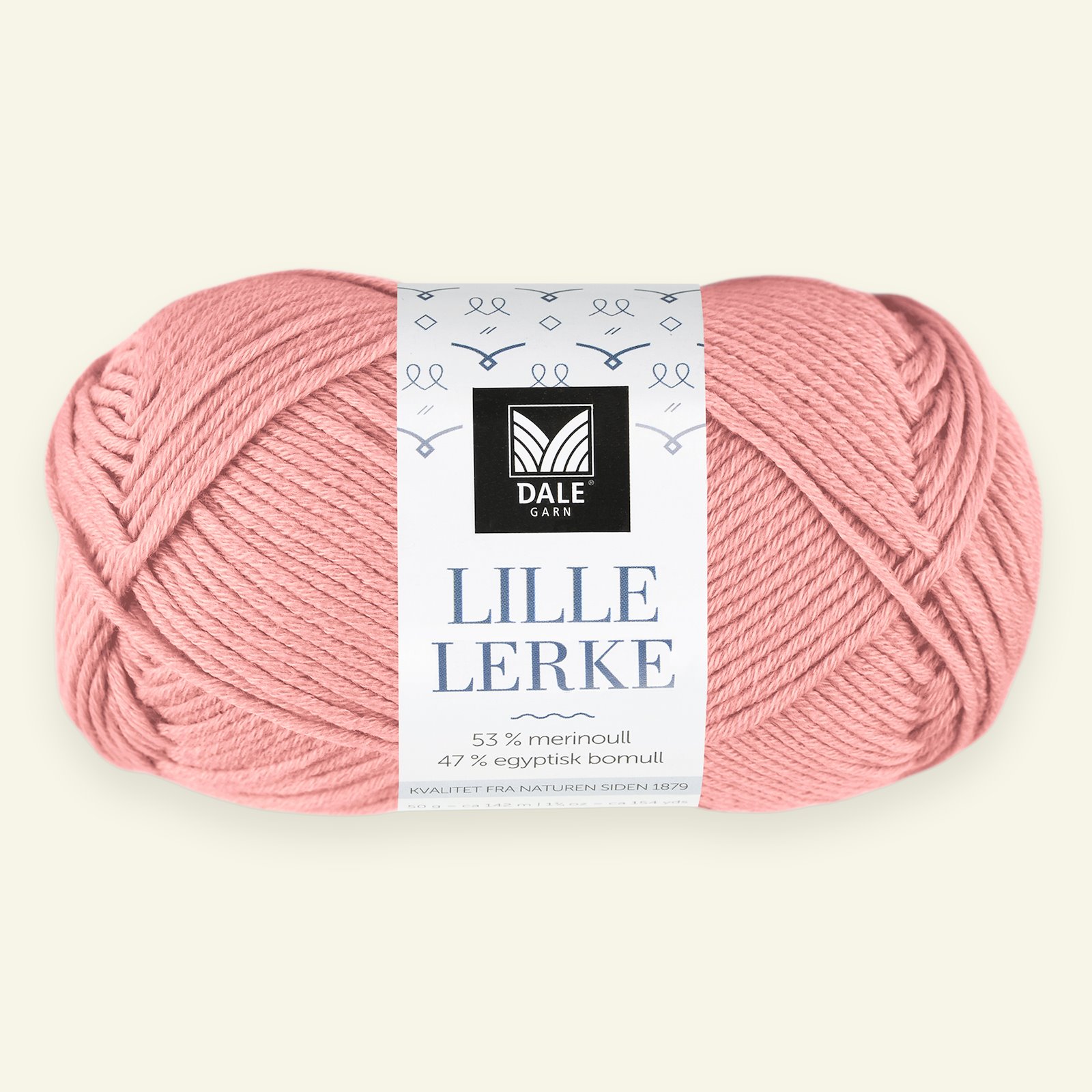 Dale Garn, merino/bomuldsgarn "Lille Lerke", lys koral (8136) 90000417_pack
