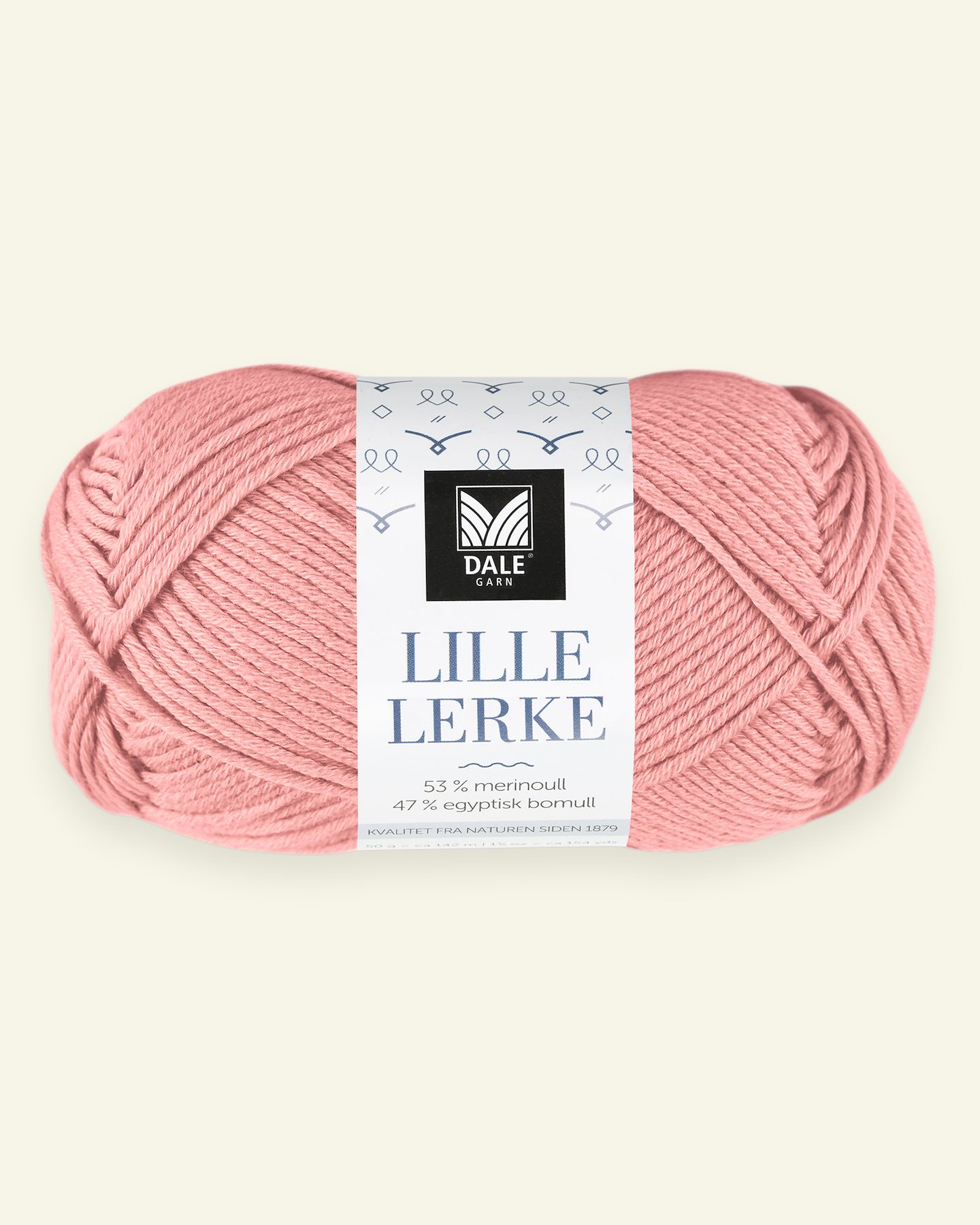Dale Garn, merino/bomuldsgarn "Lille Lerke", lys koral (8136) 90000417_pack