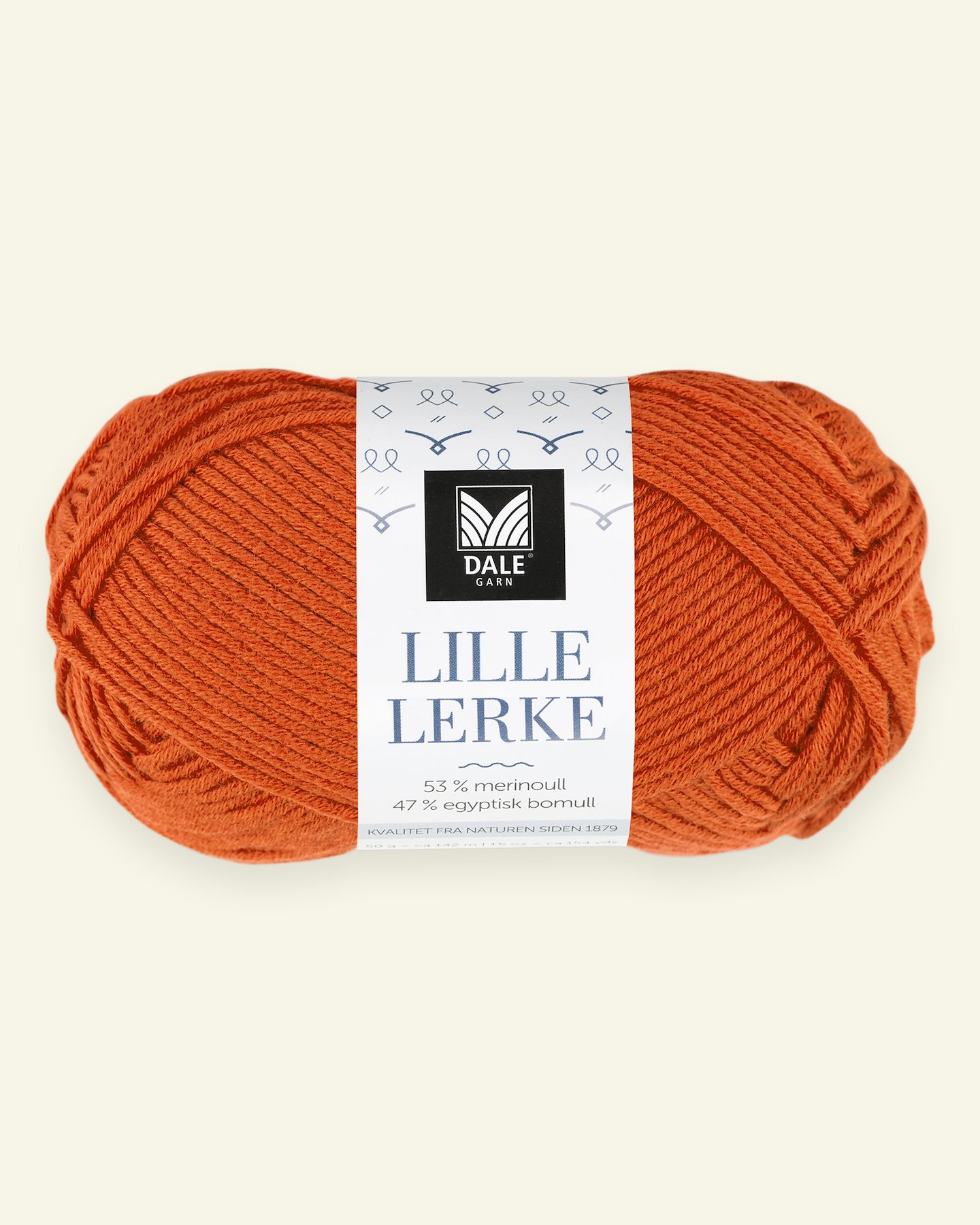 Dale Garn, merino/bomuldsgarn "Lille Lerke", orange (8165) 90000431_pack