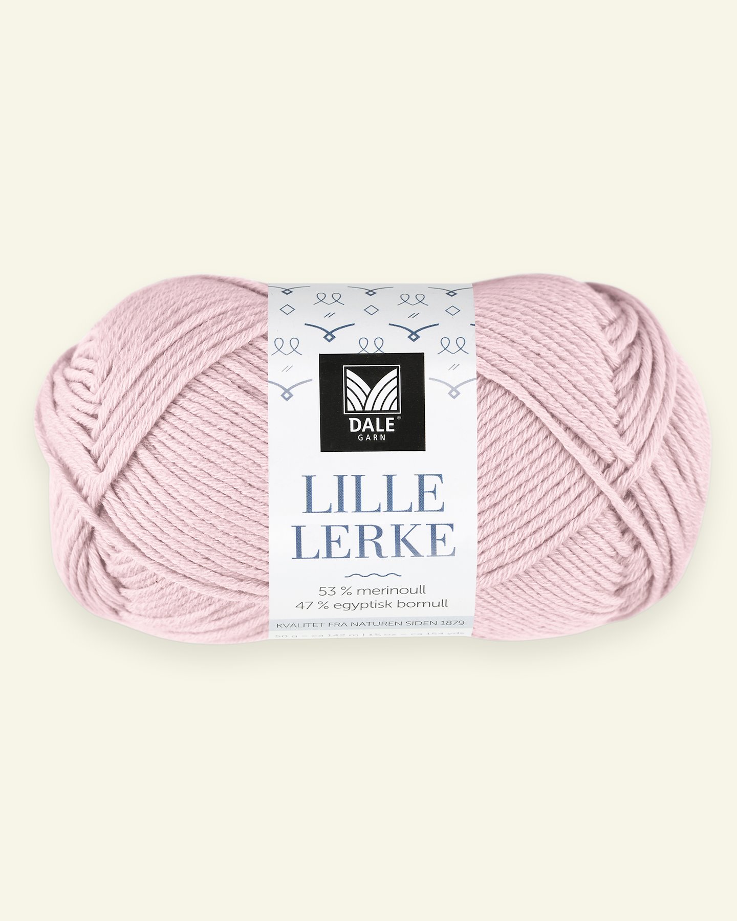 Dale Garn, merino/bomuldsgarn "Lille Lerke", støvet rosa (8121) 90000411_pack