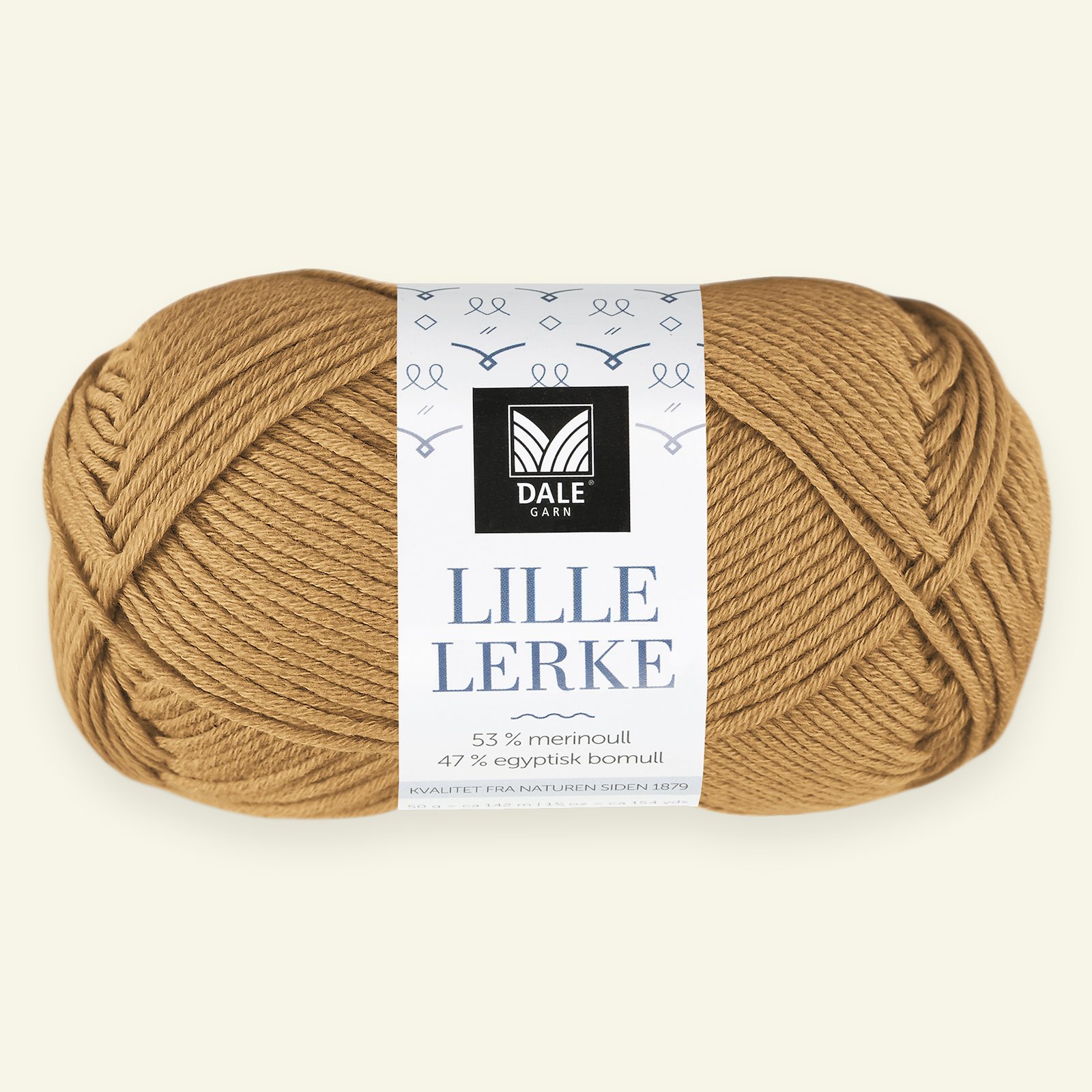 Dale Garn, merino/bomullsgarn "Lille Lerke", curry (8143) 90000420_pack