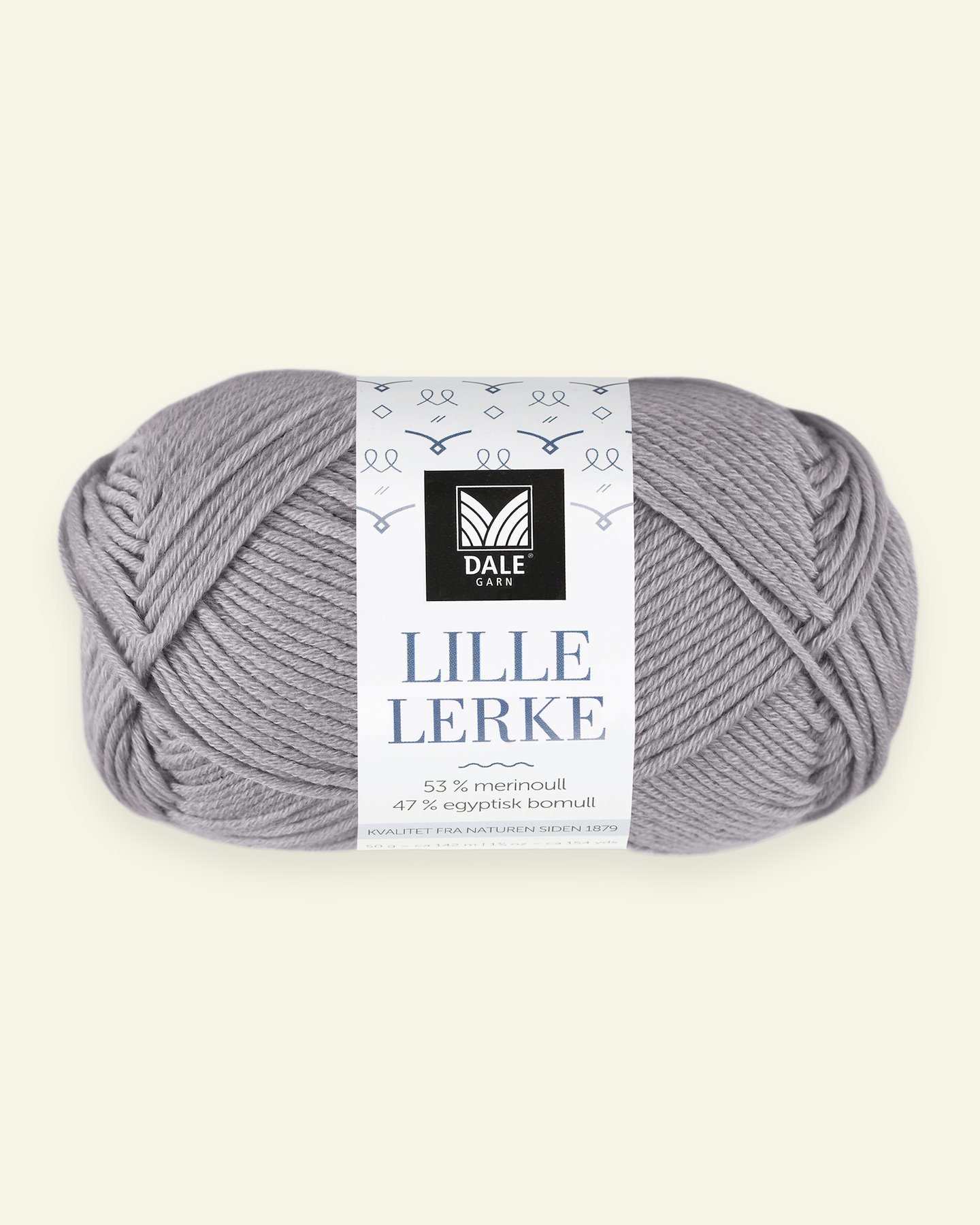 Dale Garn, merino/bomullsgarn "Lille Lerke", grå (8170) 90000436_pack