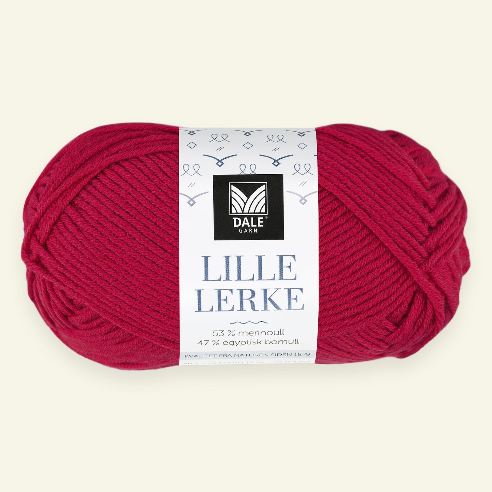 Dale Garn, merino/bomullsgarn "Lille Lerke", röd (4018) 90000402_pack