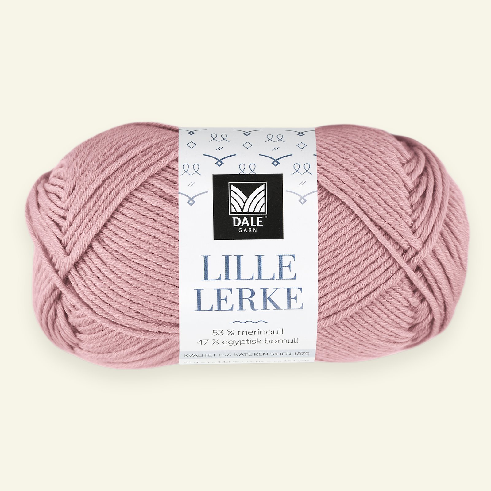 Dale Garn, merino/bomullsgarn "Lille Lerke", Rose (8135) 90000416_pack