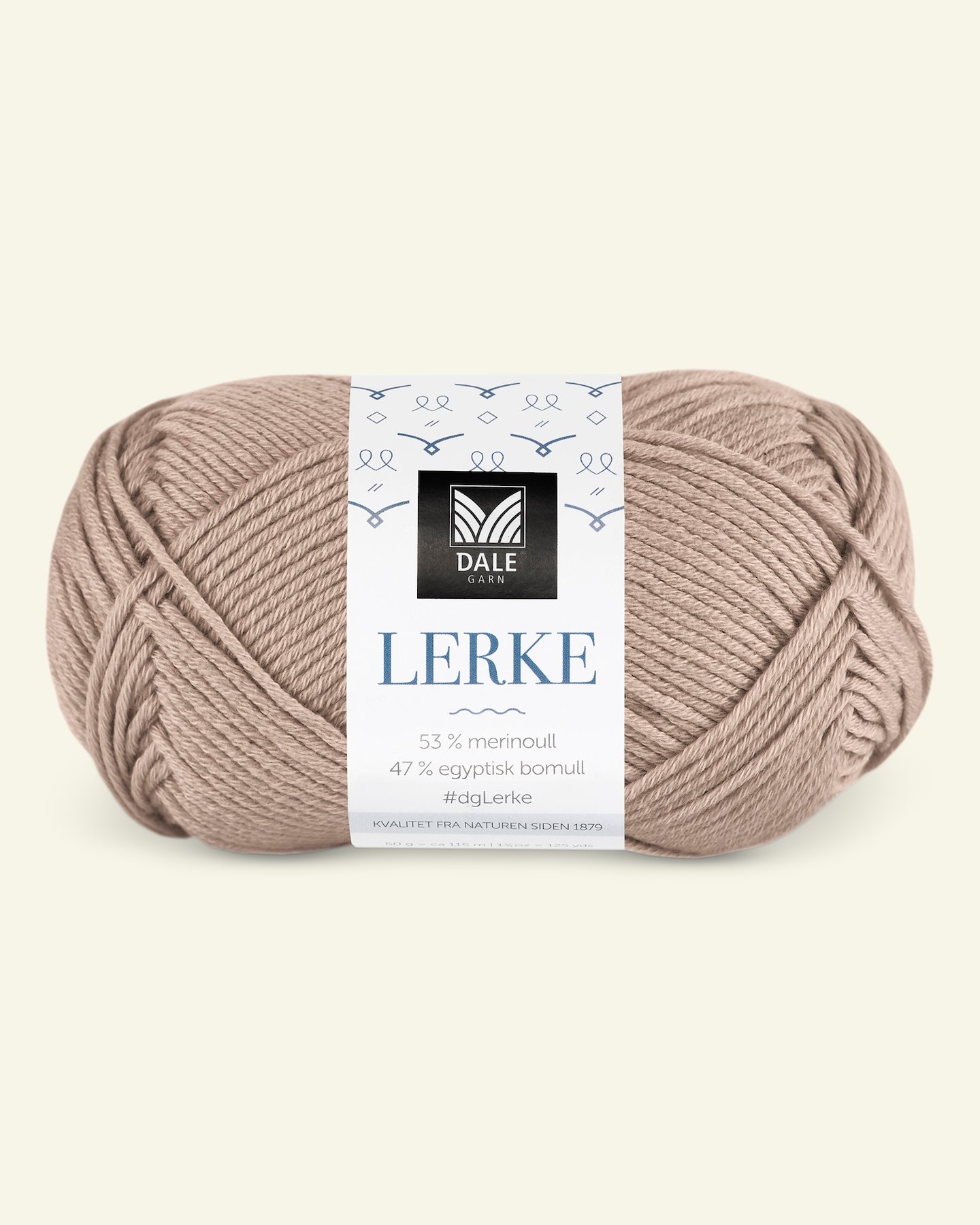 Dale Garn, merino cotton yarn "Lerke", caramel (2641) 90000837_pack