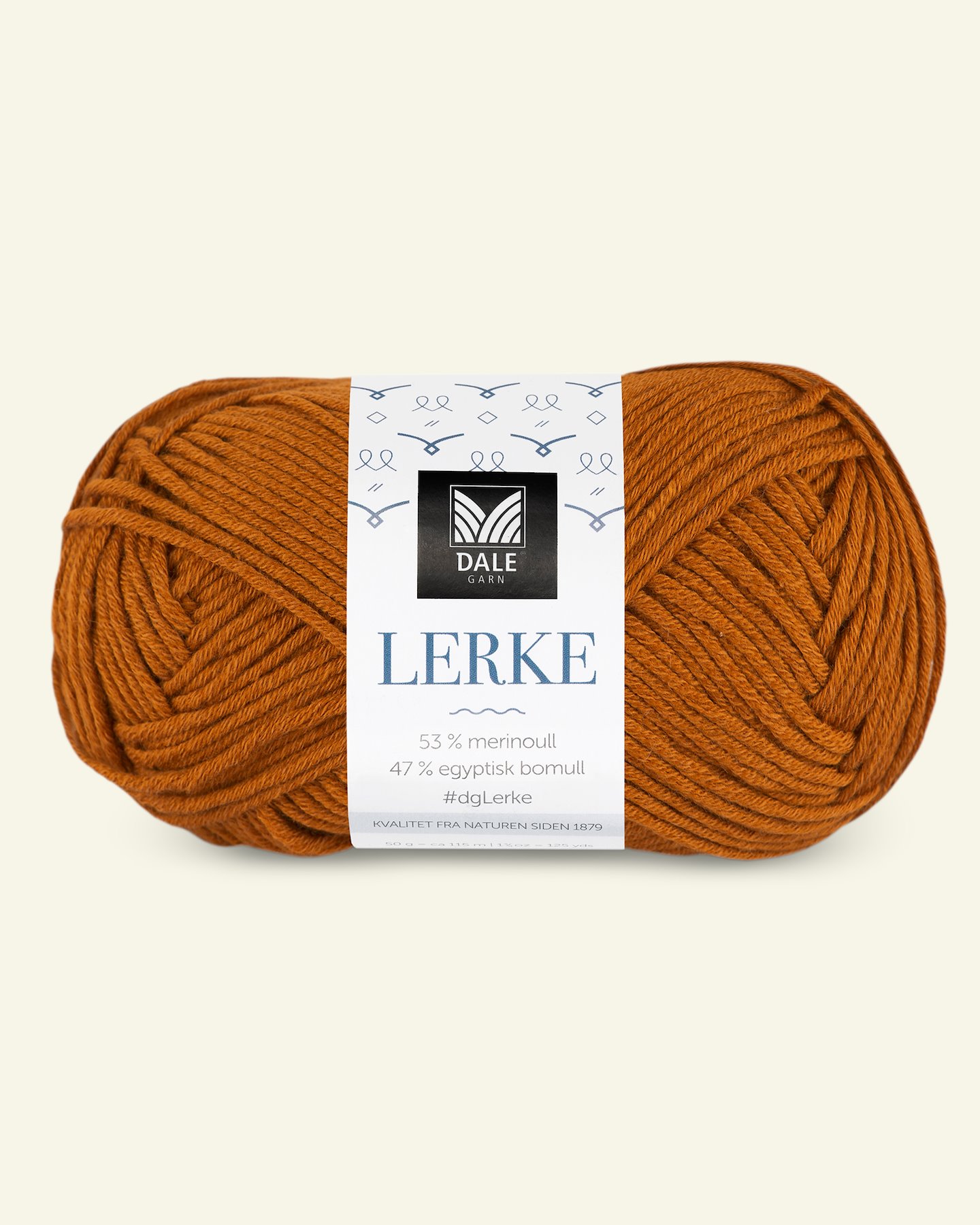 Dale Garn, merino cotton yarn "Lerke", cinnamon (3046) 90000839_pack