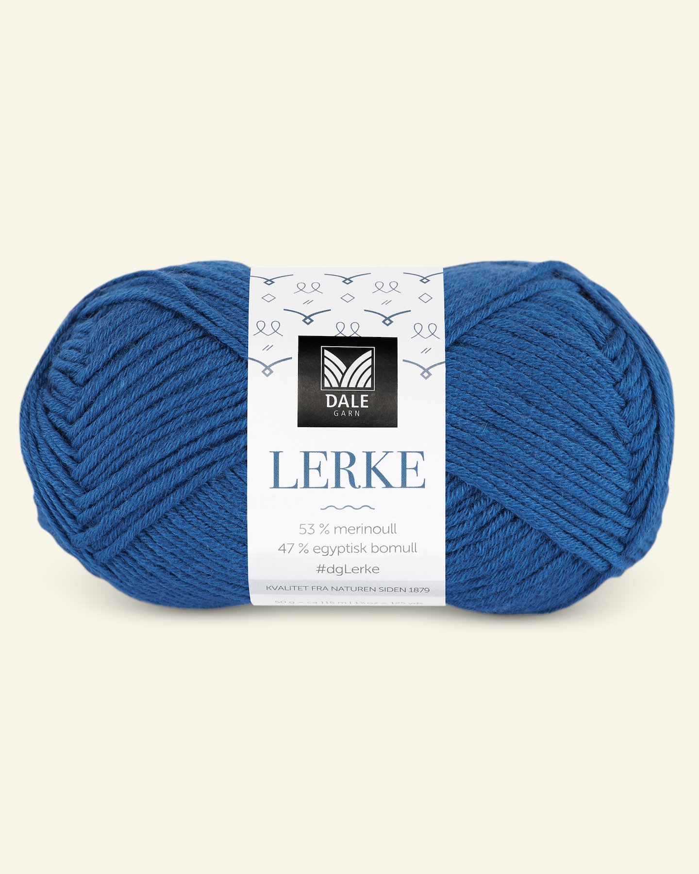 Dale Garn, merino cotton yarn "Lerke", dark blue (5845) 90000842_pack