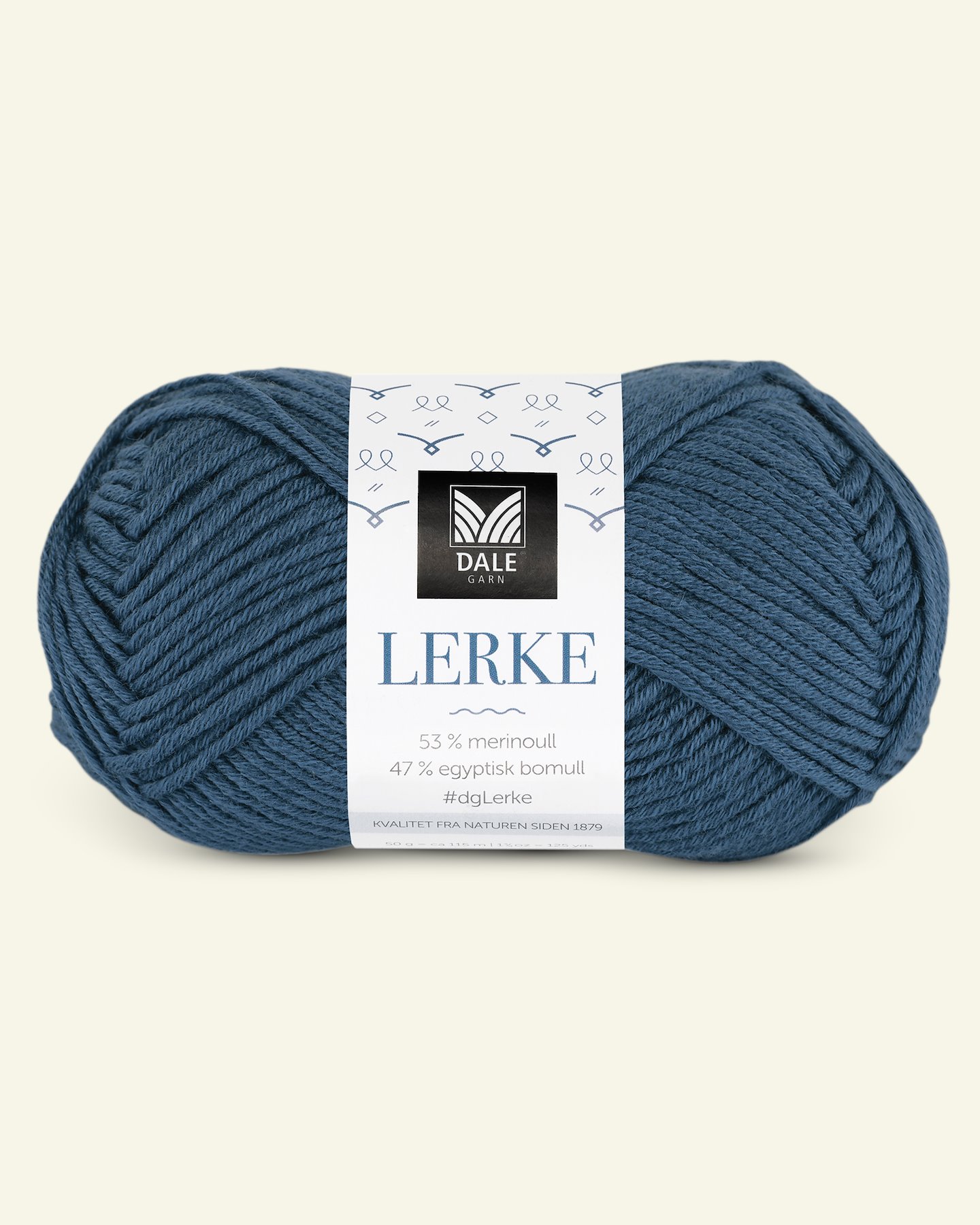 Dale Garn, merino cotton yarn "Lerke", dark denim (8105) 90000845_pack