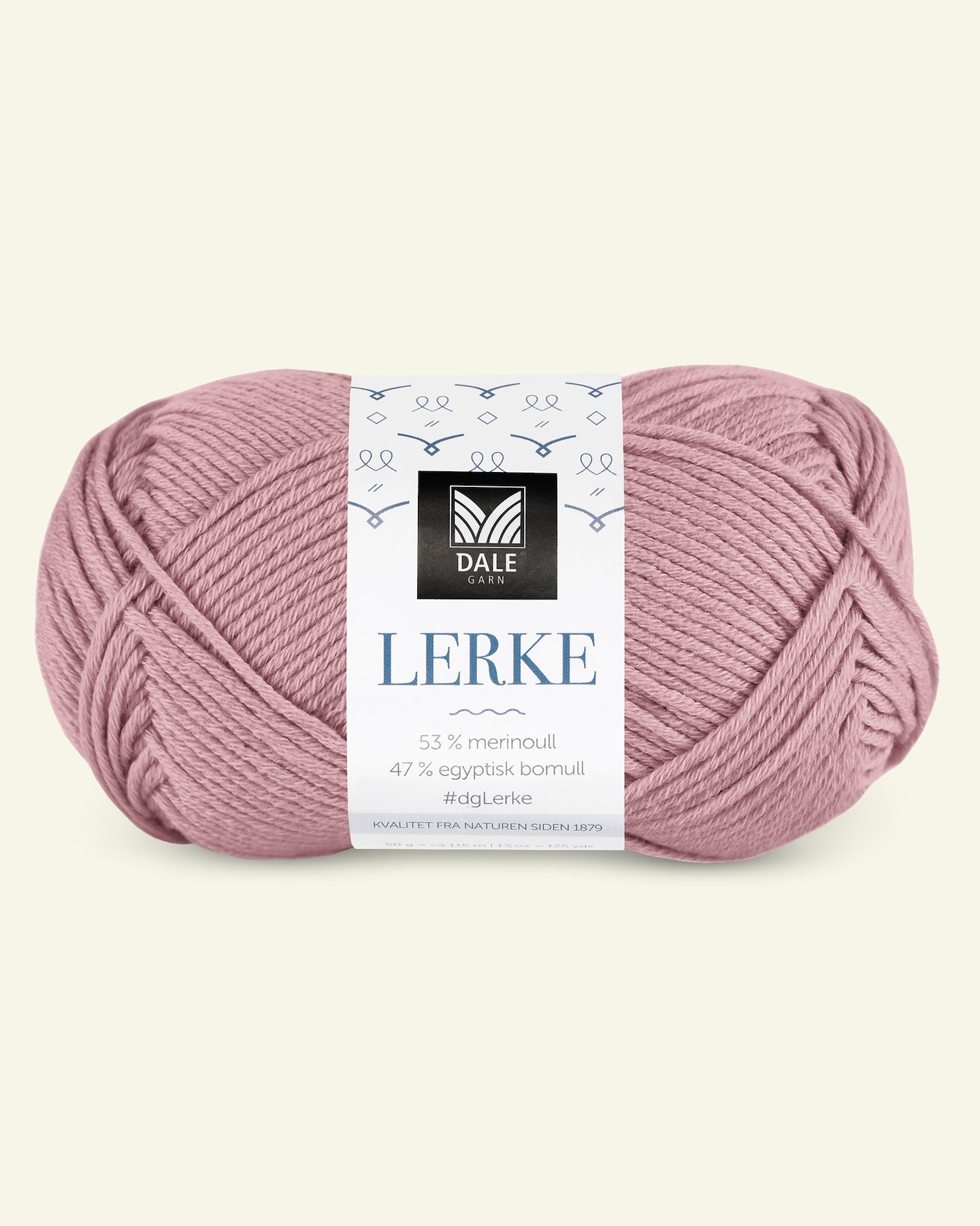 Dale Garn, merino cotton yarn "Lerke", old rose (8123) 90000850_pack