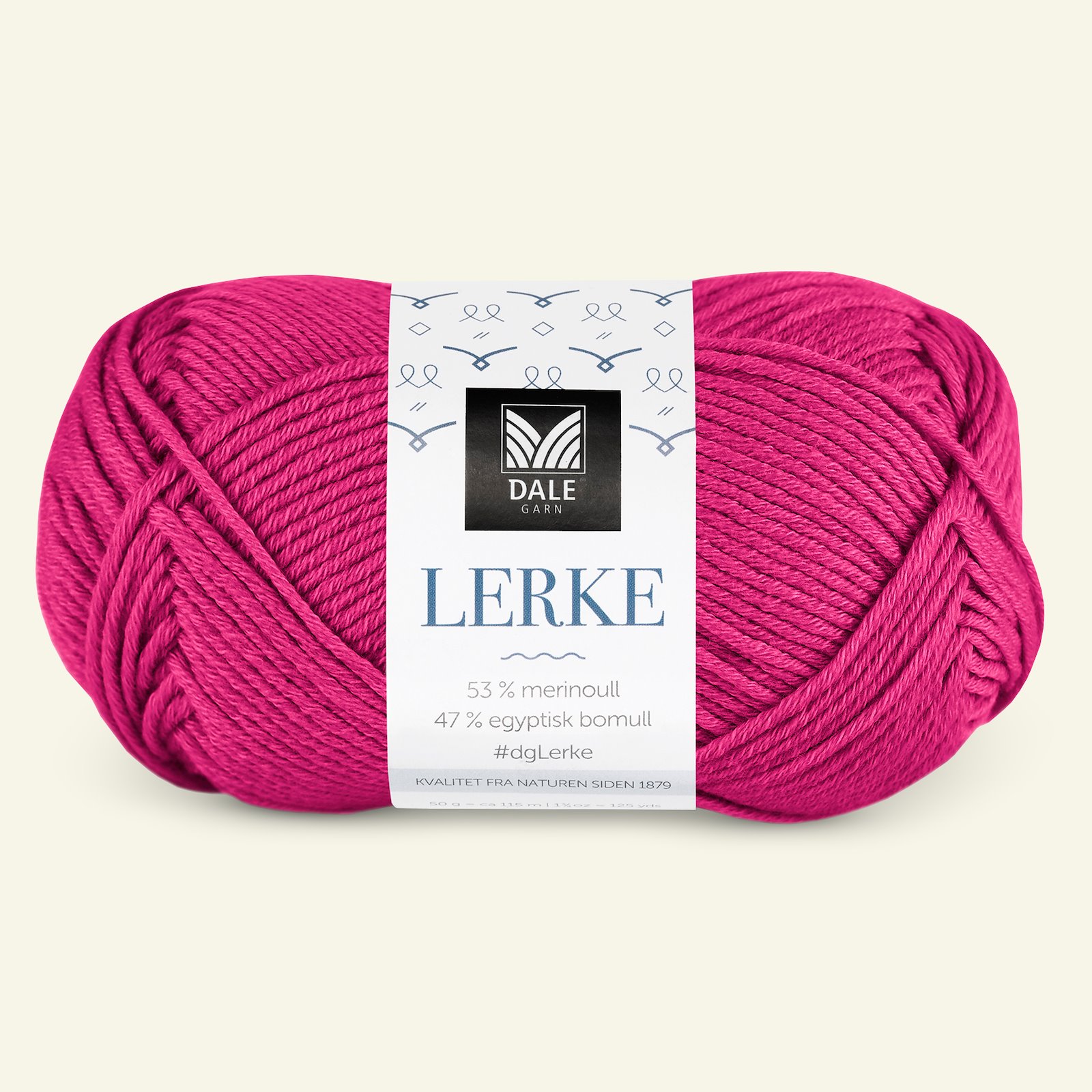 Dale Garn, merino cotton yarn "Lerke", pink (8161) 90000861_pack