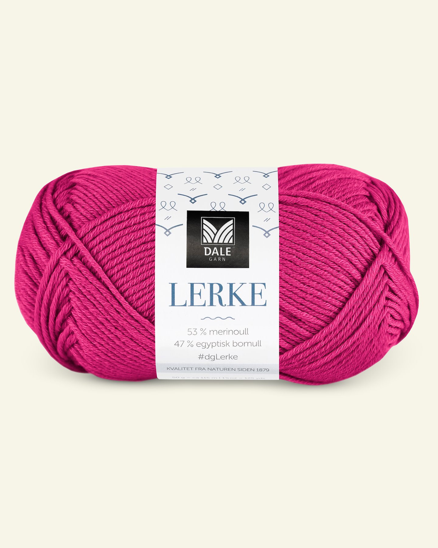 Dale Garn, merino cotton yarn "Lerke", pink (8161) 90000861_pack