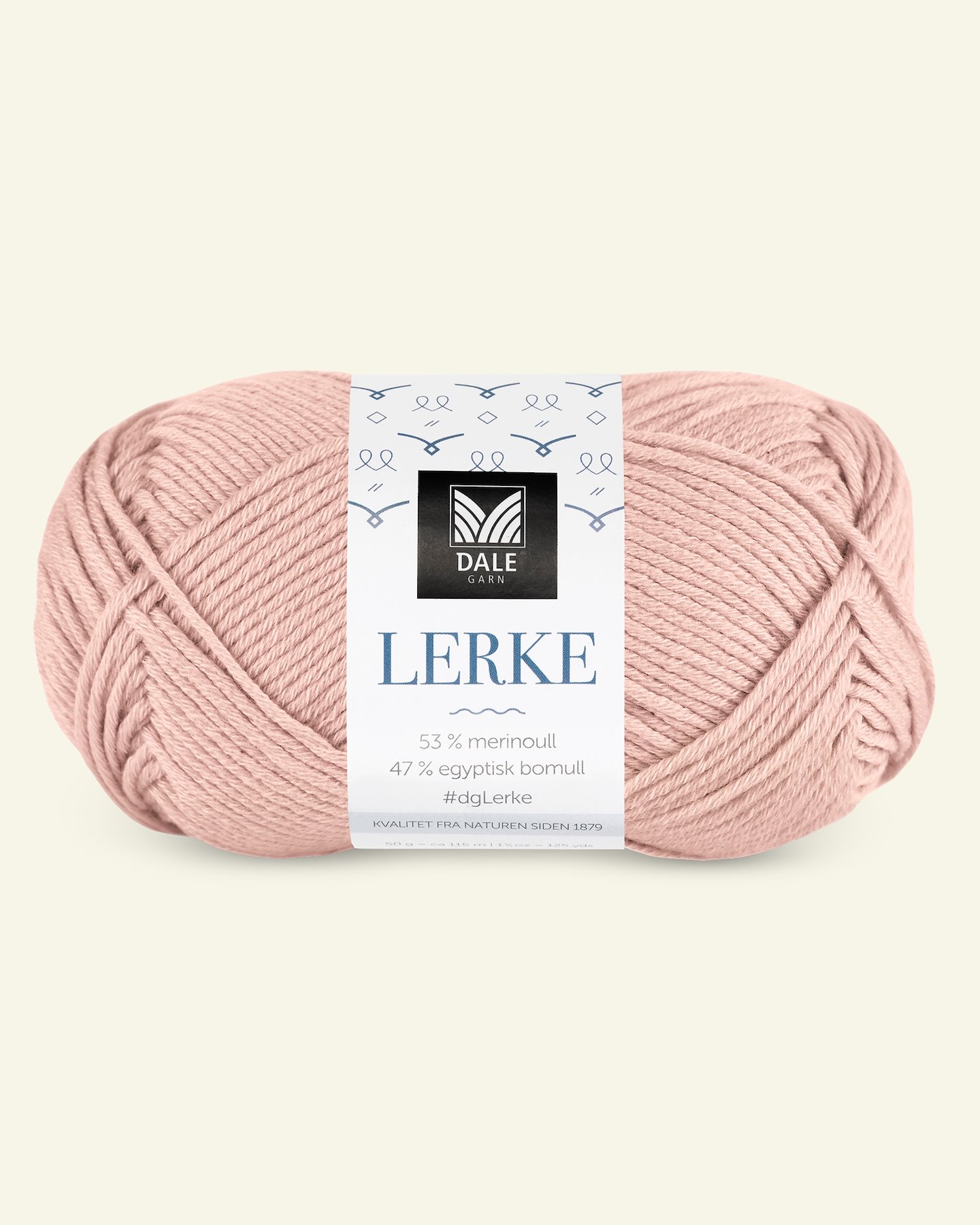 Dale Garn, merino cotton yarn "Lerke", powder (8152) 90000857_pack
