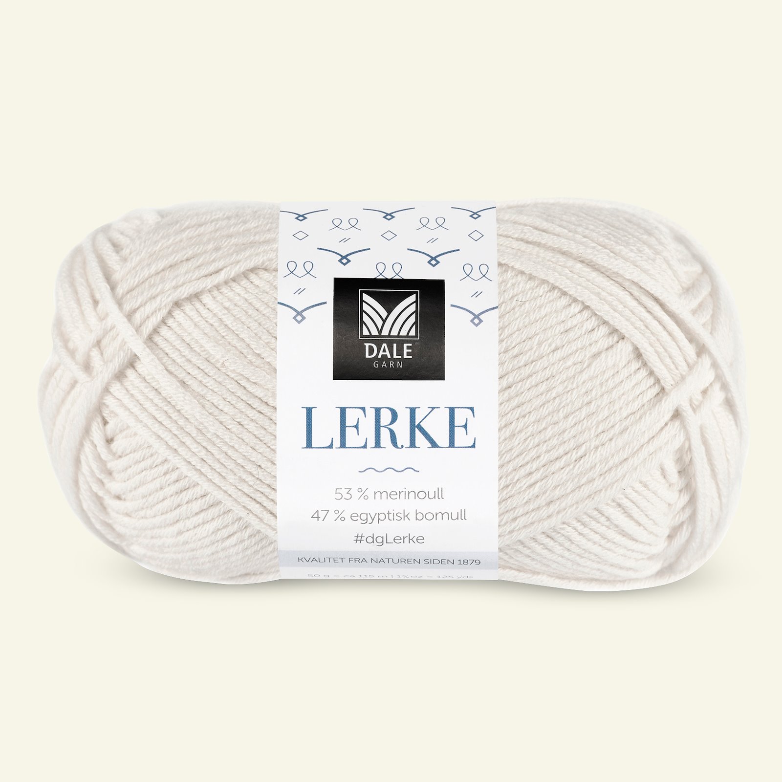 Dale Garn, merino cotton yarn "Lerke", putty (8166) 90000865_pack
