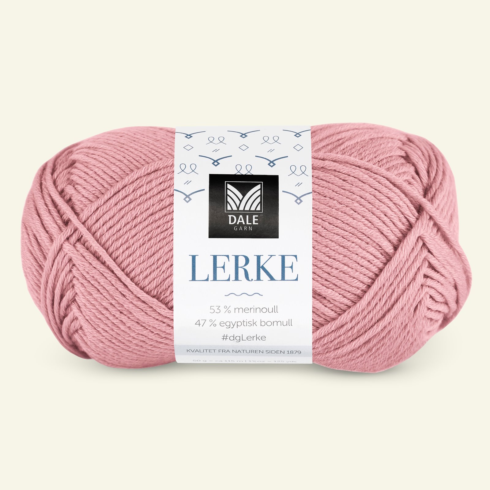 Dale Garn, merino cotton yarn "Lerke", rose (8135) 90000851_pack